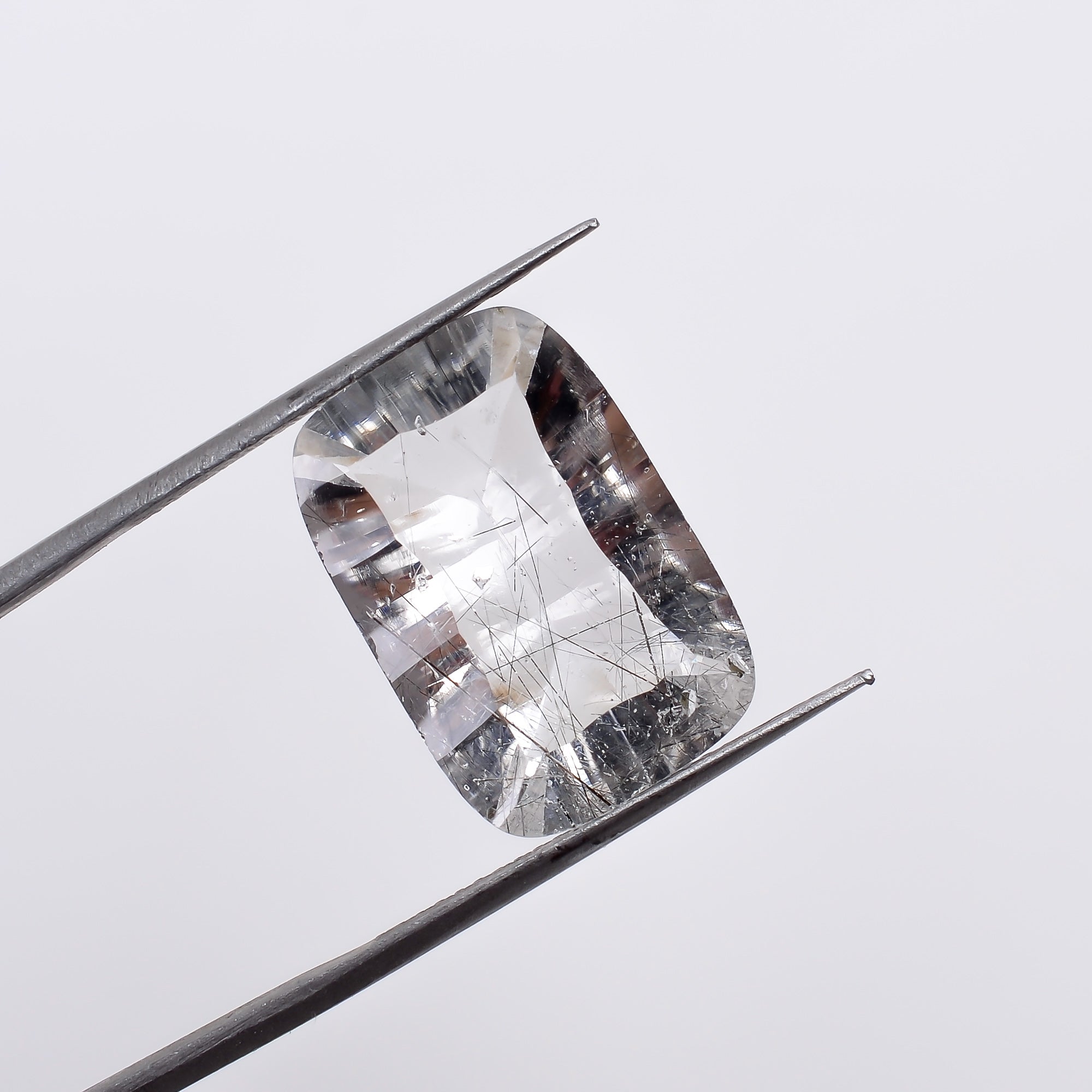 Natural Crystal Rutile Radiant Shape Cut Stone Loose Gemstone For Making Jewelry 10 Ct. 17X12X7 mm S-1297