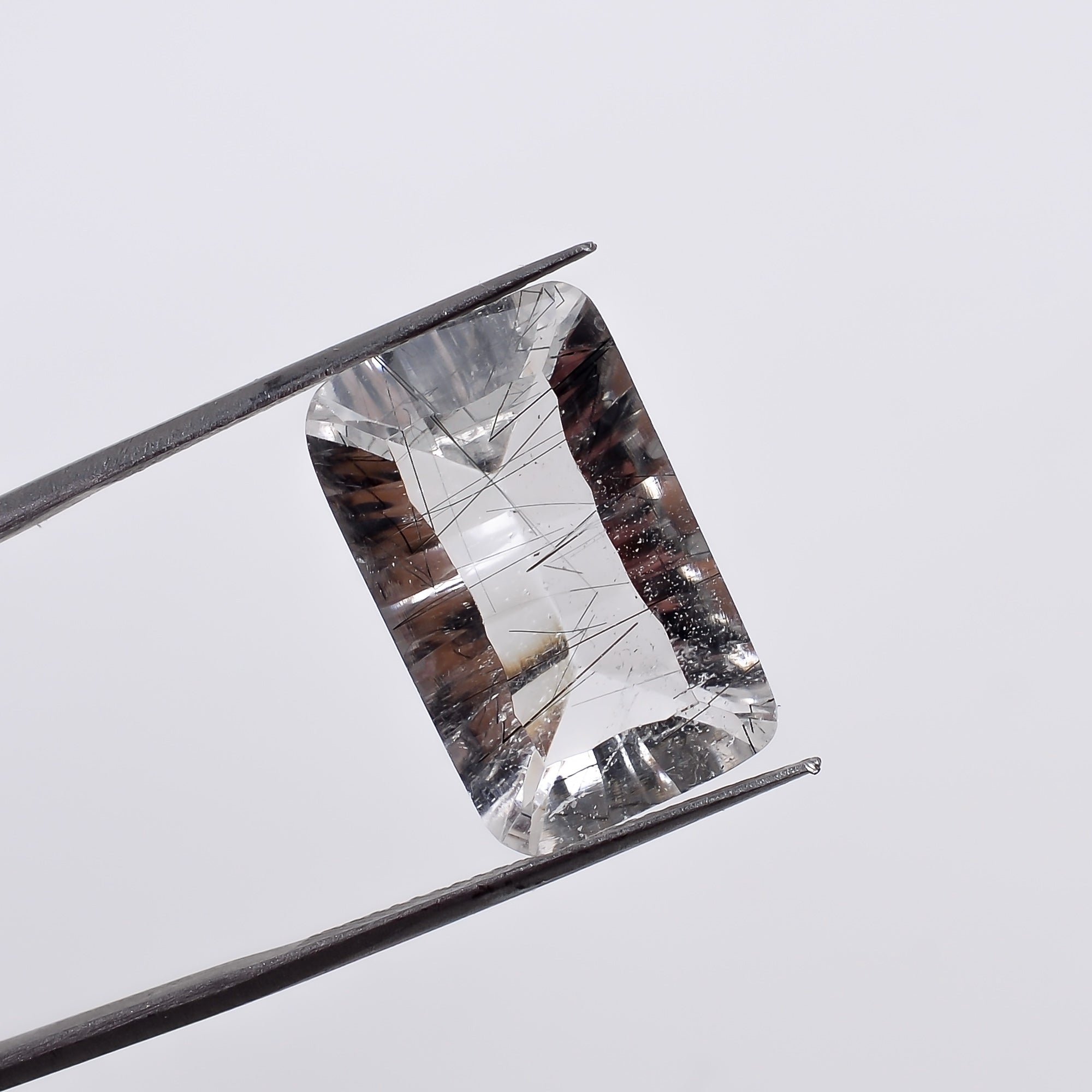 Natural Crystal Rutile Radiant Shape Cut Stone Loose Gemstone For Making Jewelry 10 Ct. 18X11X7 mm S-1300