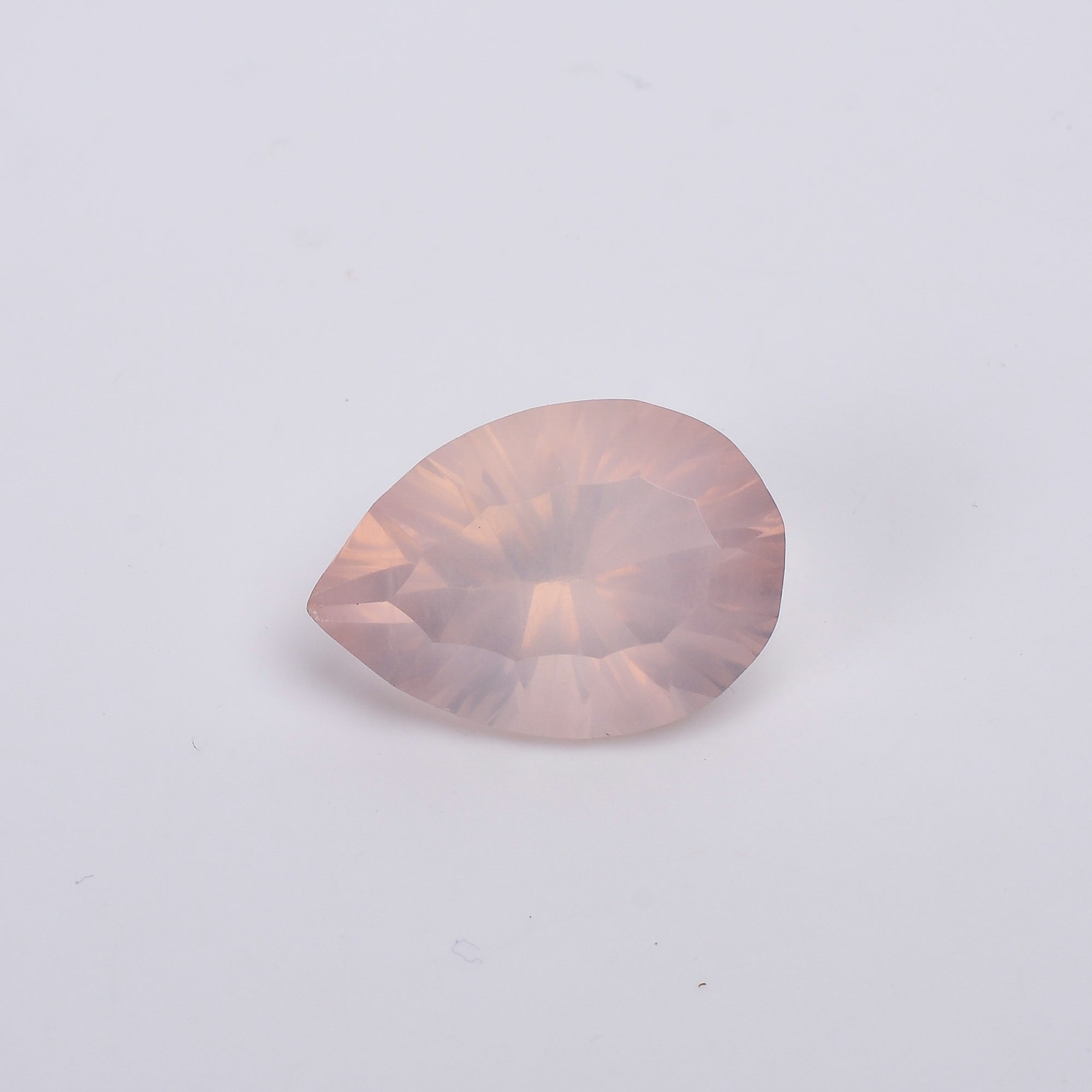 Natural Rose Quartz Pear Shape Cut Stone Loose Gemstone For Making Jewelry 16 Ct. 21X15X10 mm S-1302