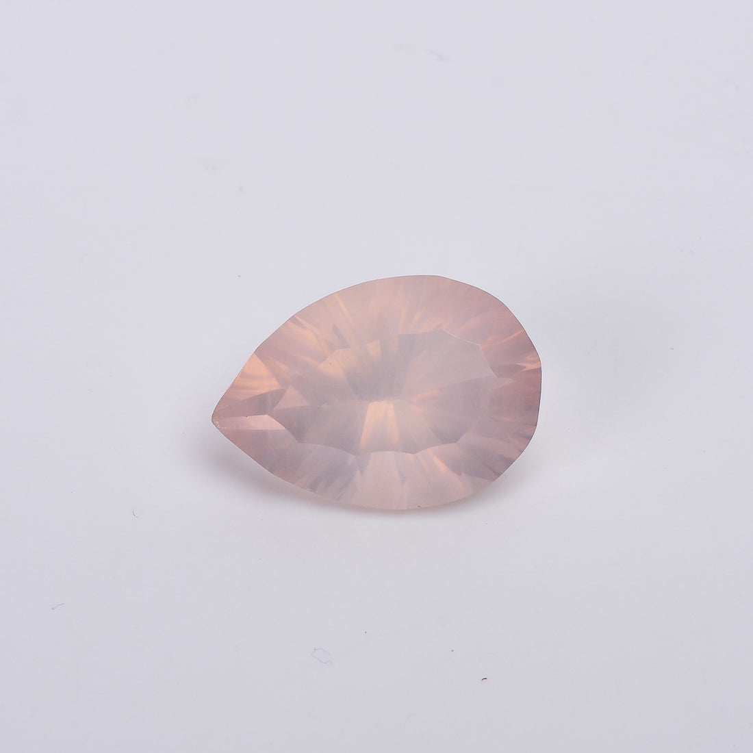 Natural Rose Quartz Pear Shape Cut Stone Loose Gemstone For Making Jewelry 16 Ct. 21X15X10 mm S-1302