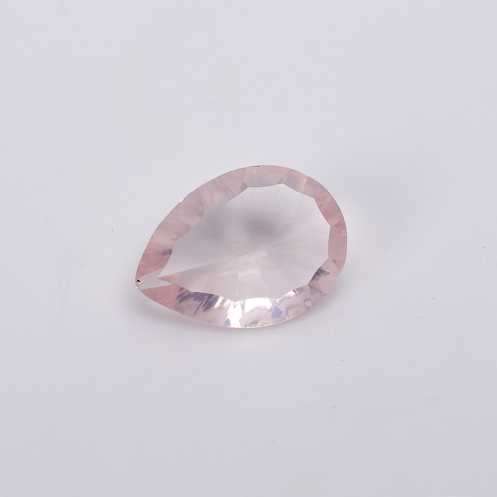 Natural Rose Quartz Pear Shape Cut Stone Loose Gemstone For Making Jewelry 5 Ct. 15X11X5 mm S-1304