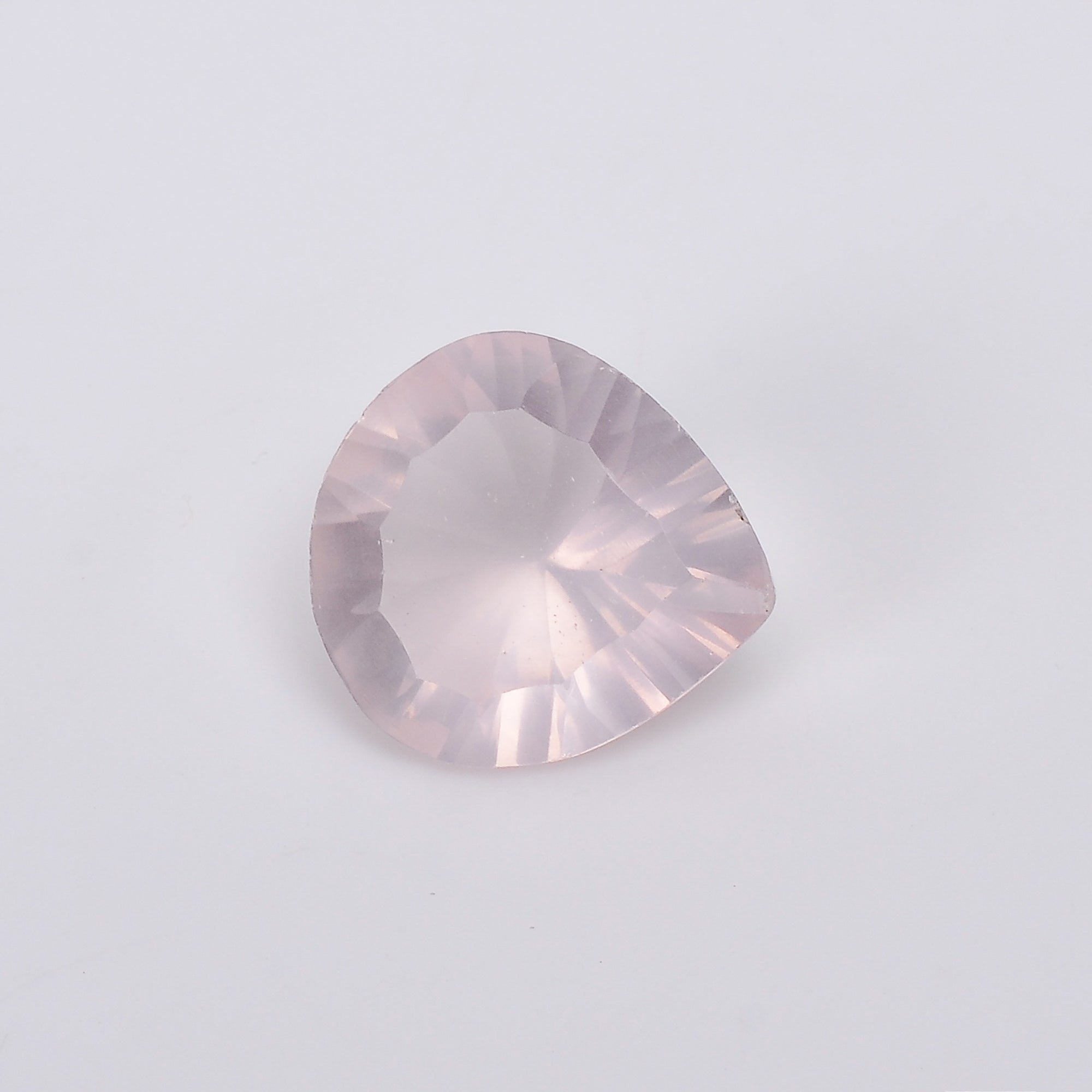 Natural Rose Quartz Heart Shape Cut Stone Loose Gemstone For Making Jewelry 6 Ct. 14X13X7 mm S-1306