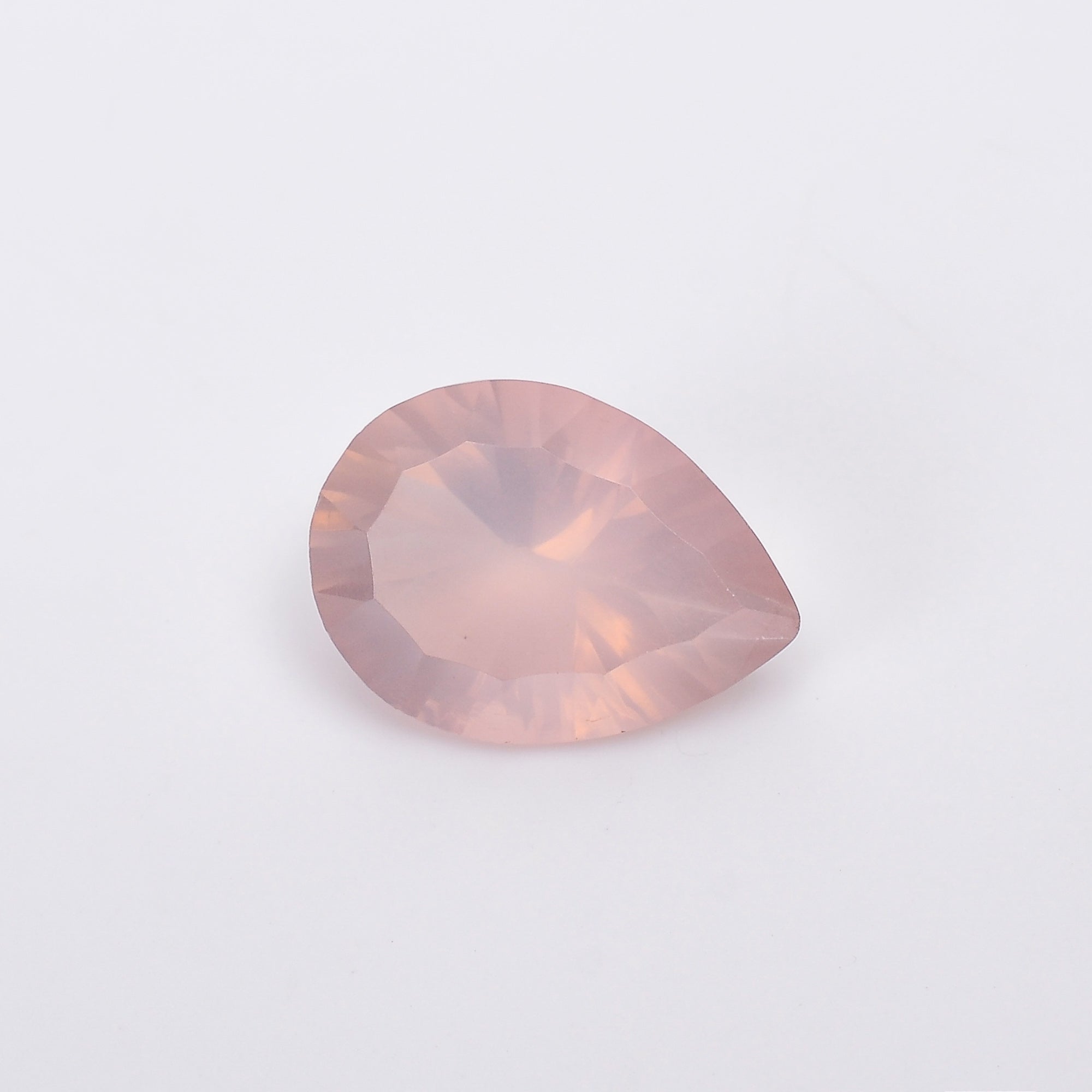 Natural Rose Quartz Pear Shape Cut Stone Loose Gemstone For Making Jewelry 6 Ct. 15X11X7 mm S-1307