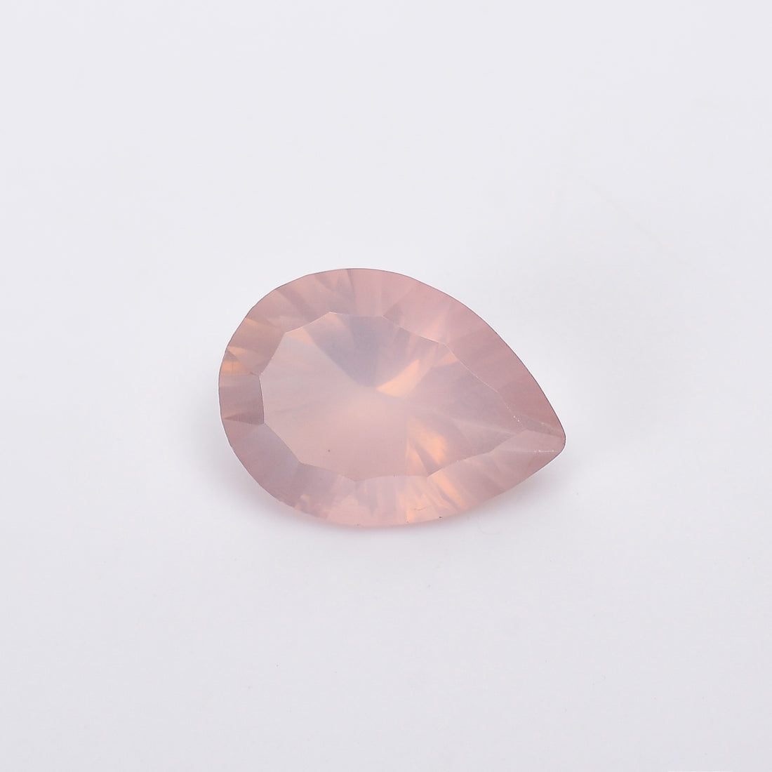 Natural Rose Quartz Pear Shape Cut Stone Loose Gemstone For Making Jewelry 6 Ct. 15X11X7 mm S-1307