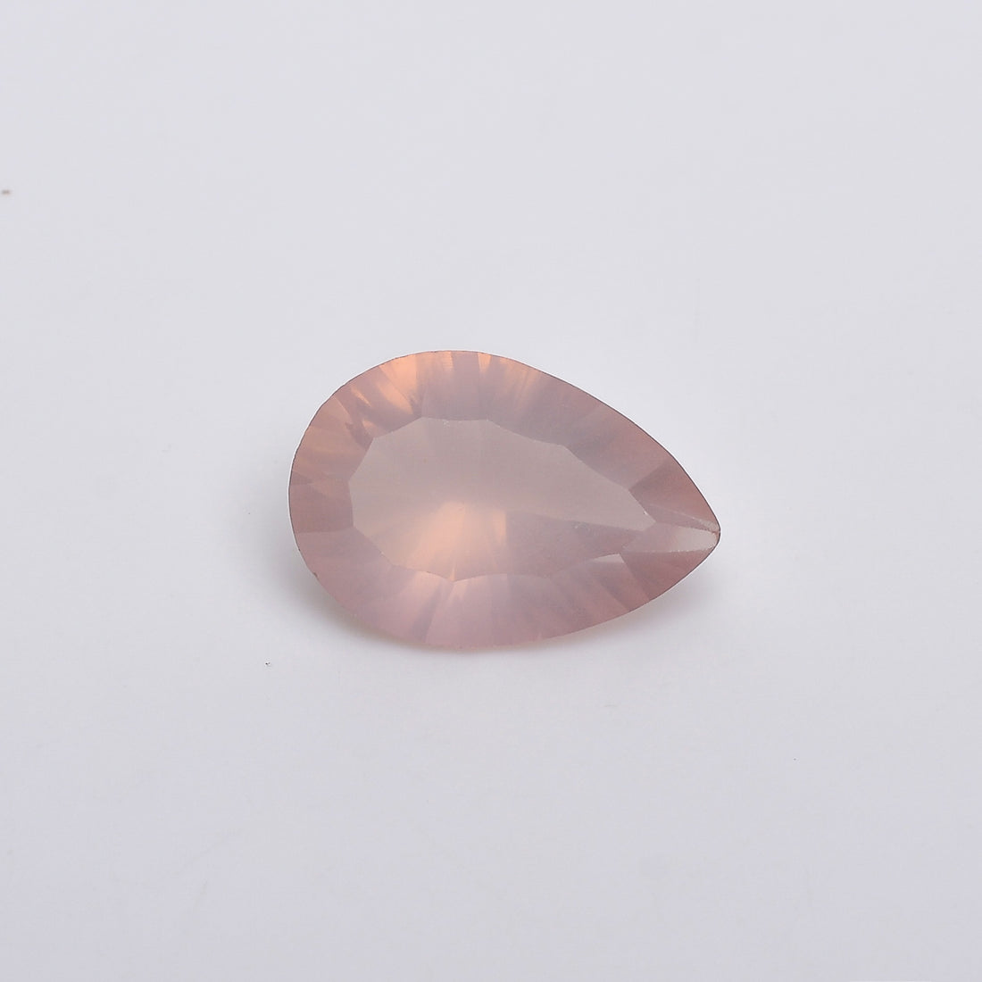 Natural Rose Quartz Pear Shape Cut Stone Loose Gemstone For Making Jewelry 6.5 Ct. 16X11X7 mm S-1308