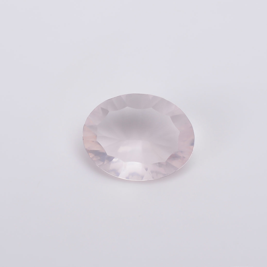 Natural Rose Quartz Oval Shape Cut Stone Loose Gemstone For Making Jewelry 6.5 Ct. 15X12X6 mm S-1311