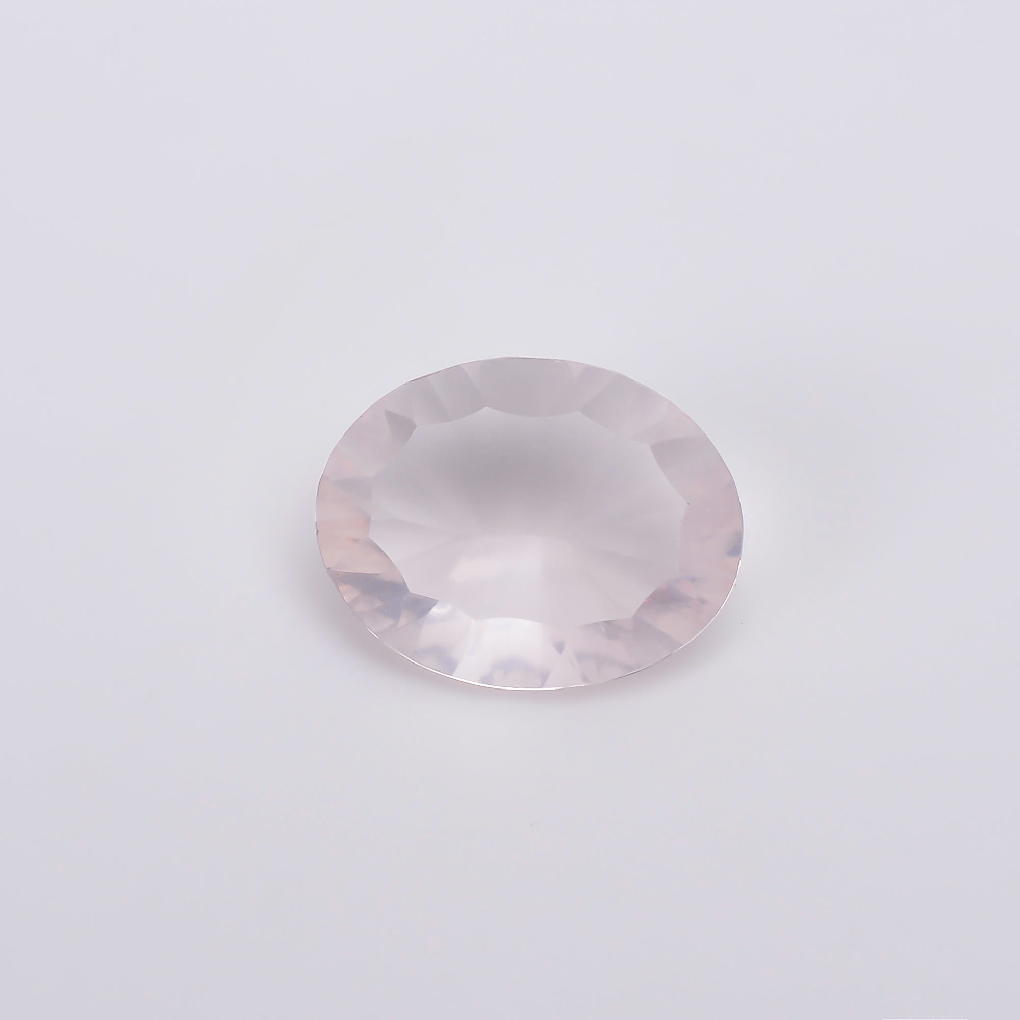 Natural Rose Quartz Oval Shape Cut Stone Loose Gemstone For Making Jewelry 6.5 Ct. 15X12X6 mm S-1311