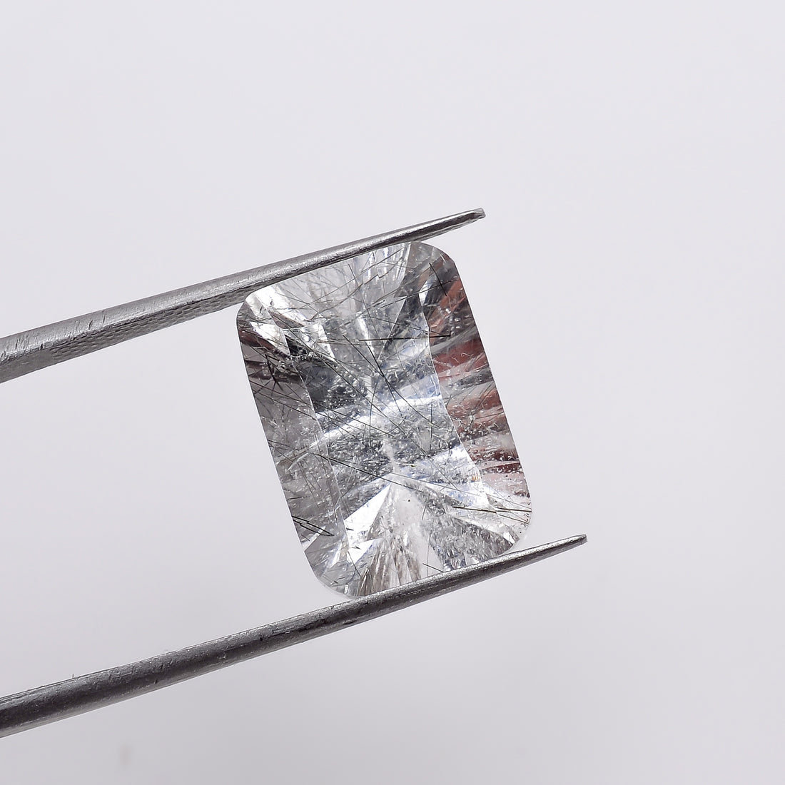 Natural Crystal Rutile Radiant Shape Cut Stone Loose Gemstone For Making Jewelry 7 Ct. 14X10X7 mm S-1327