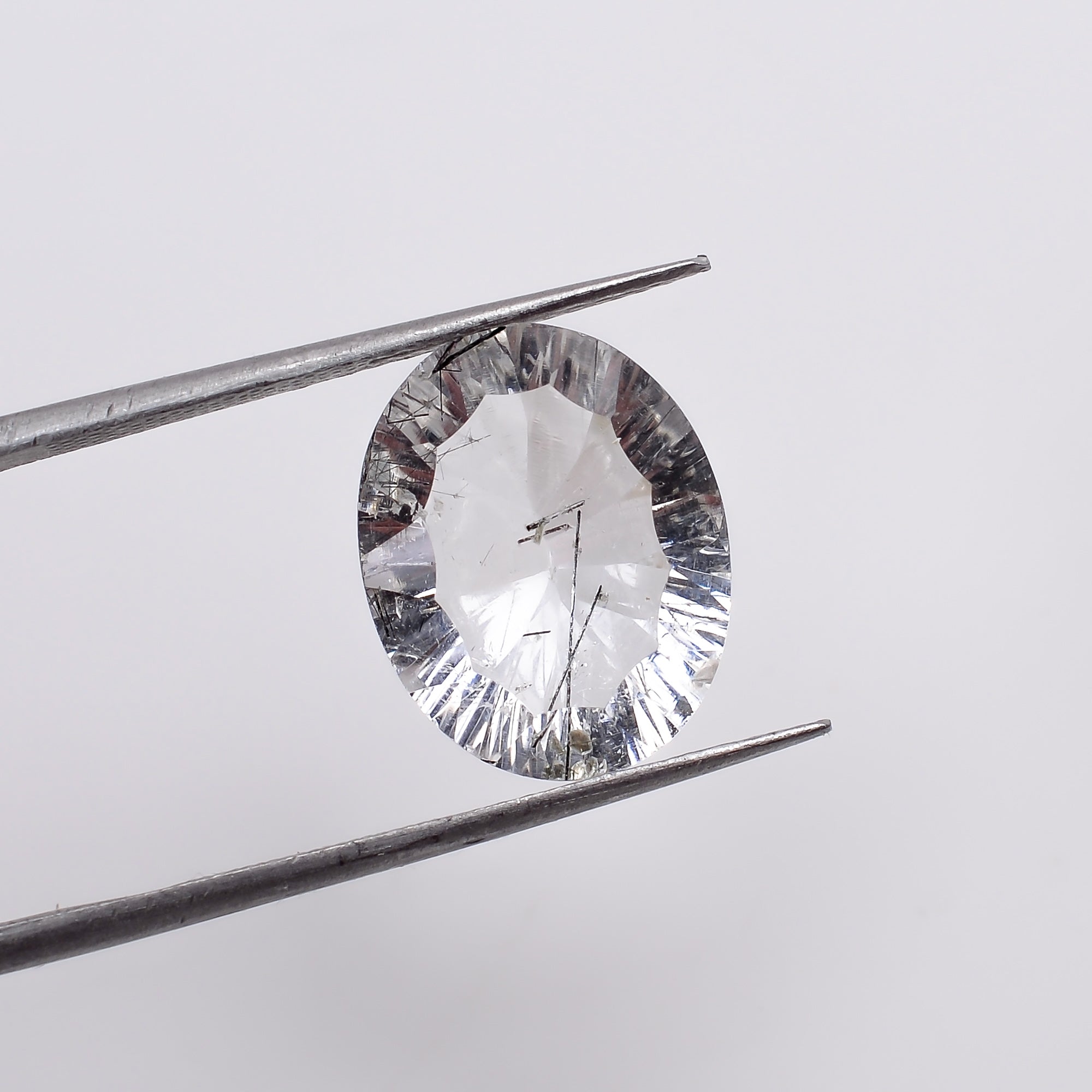 Natural Crystal Rutile Oval Shape Cut Stone Loose Gemstone For Making Jewelry 4.5 Ct. 13X10X6 mm S-1329