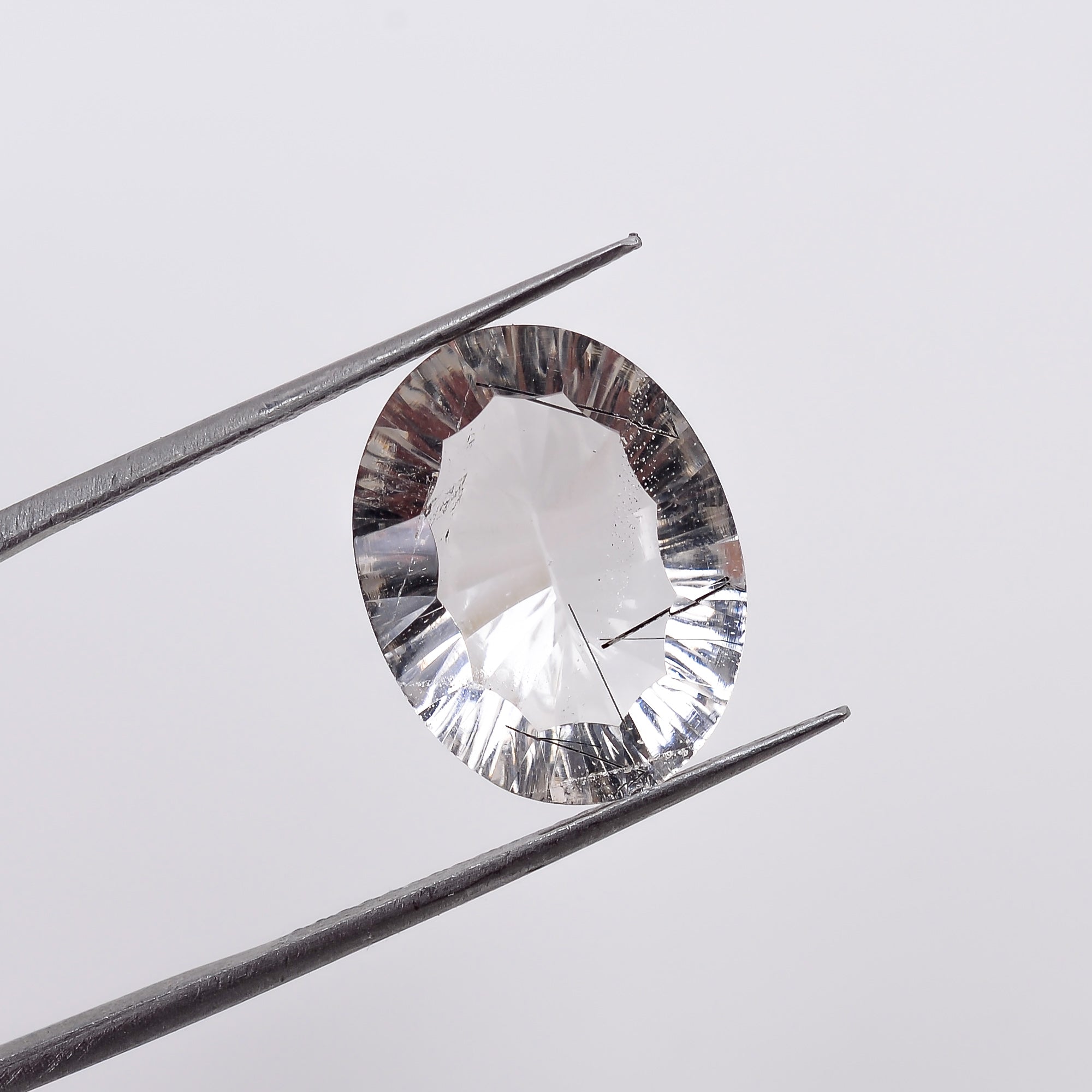 Natural Crystal Rutile Oval Shape Cut Stone Loose Gemstone For Making Jewelry 6 Ct. 15X11X6 mm S-1330