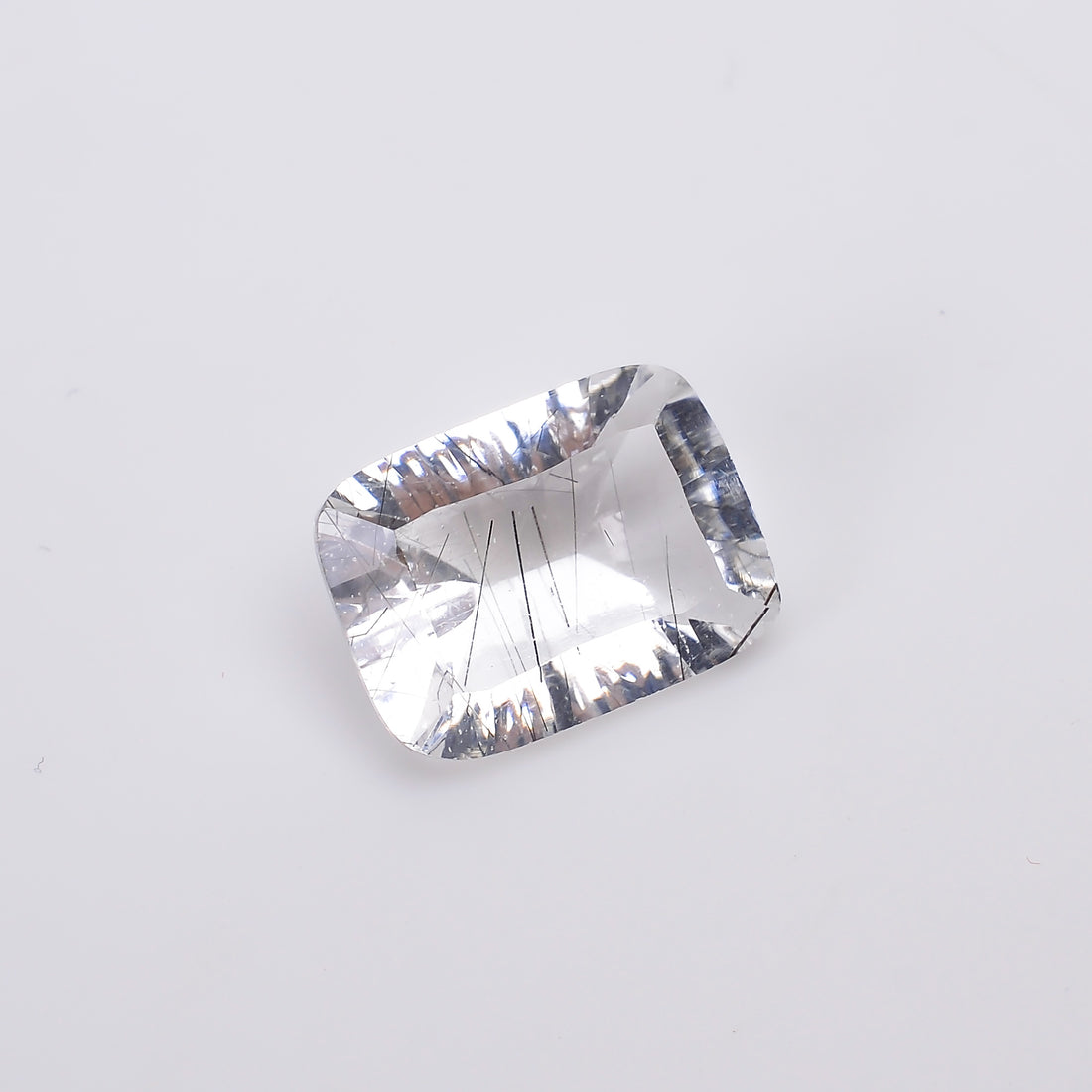 Natural Crystal Rutile Radiant Shape Cut Stone Loose Gemstone For Making Jewelry 7 Ct. 14X10X7 mm S-1332
