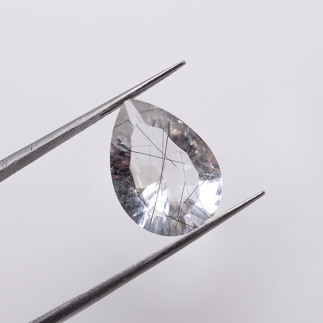 Natural Crystal Rutile Pear Shape Cut Stone Loose Gemstone For Making Jewelry 4.5 Ct. 15X10X6 mm S-1333