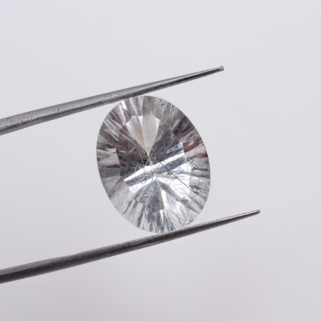 Natural Crystal Rutile Oval Shape Cut Stone Loose Gemstone For Making Jewelry 6.5 Ct. 15X11X8 mm S-1336