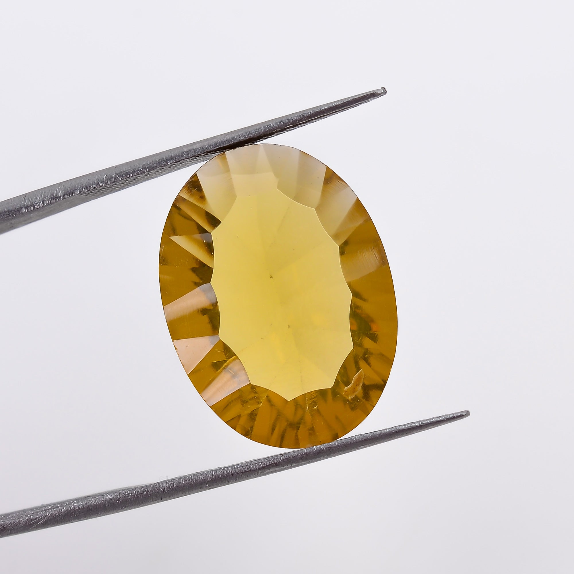 Natural Beer Quartz Oval Shape Cut Stone Loose Gemstone For Making Jewelry 9 Ct. 19X14X6 mm S-1338
