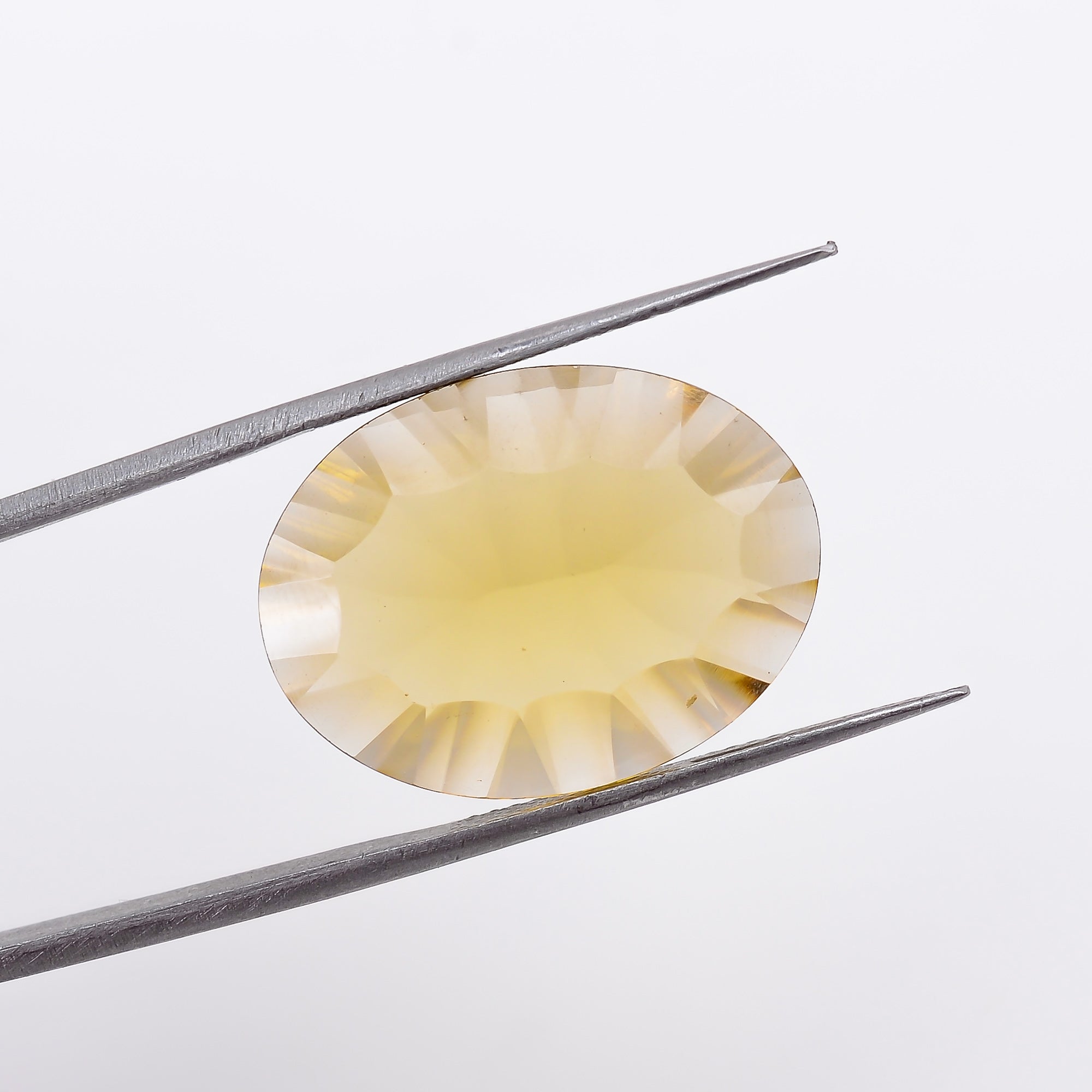 Natural Beer Quartz Oval Shape Cut Stone Loose Gemstone For Making Jewelry 11 Ct. 20X15X6 mm S-1342