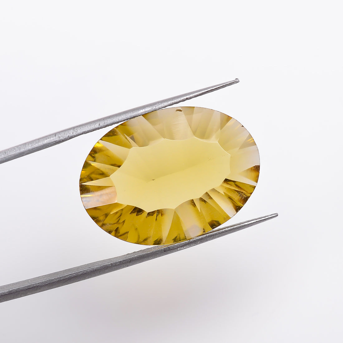 Natural Beer Quartz Oval Shape Cut Stone Loose Gemstone For Making Jewelry 15 Ct. 22X16X7 mm S-1343