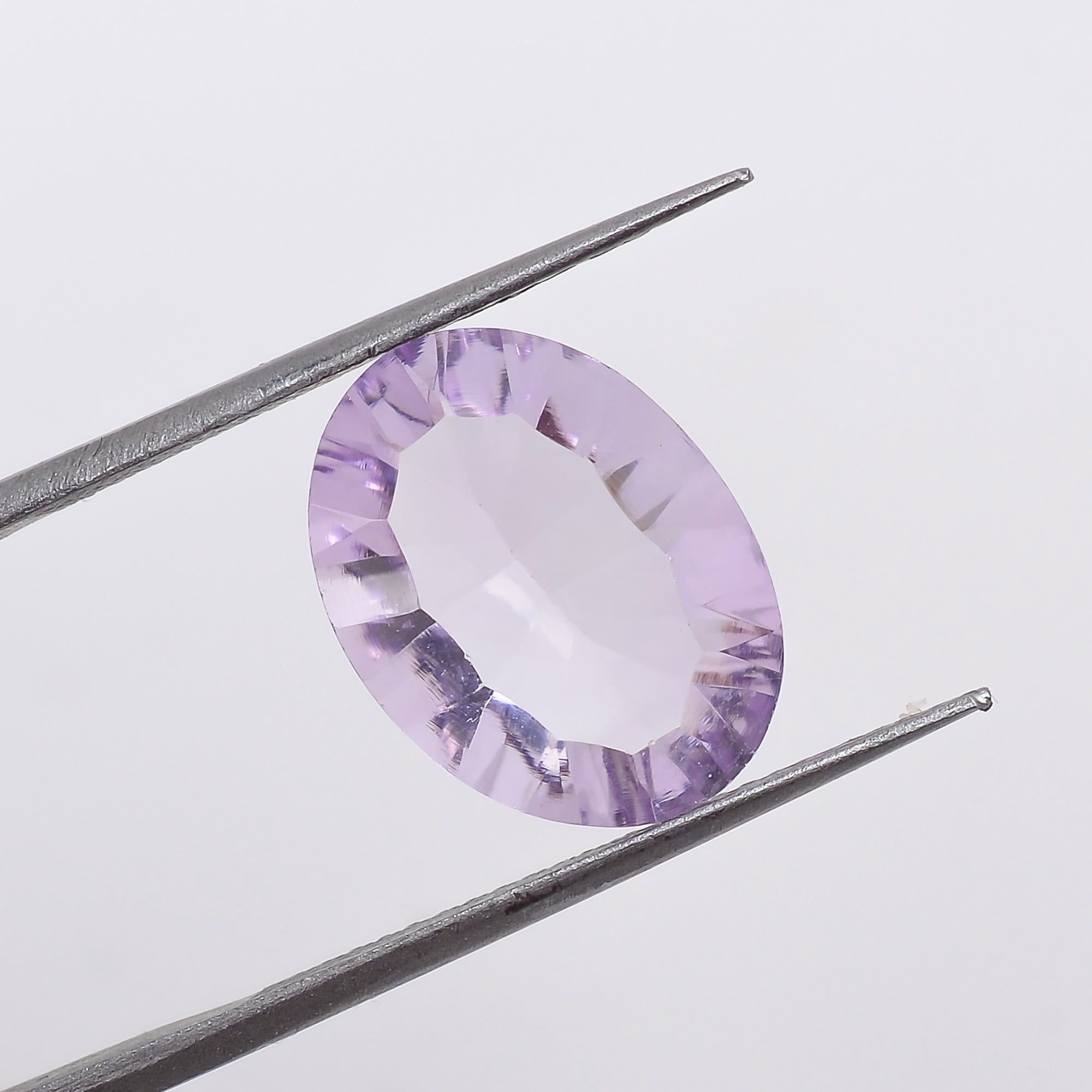 Natural Amethyst Oval Shape Cut Stone Loose Gemstone For Making Jewelry 3.5 Ct. 13X10X5 mm S-1349