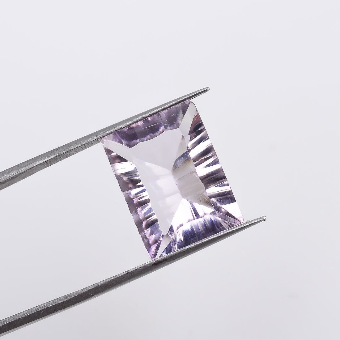 Natural Amethyst Rectangle Shape Cut Stone Loose Gemstone For Making Jewelry 7 Ct. 14X11X7 mm S-1350