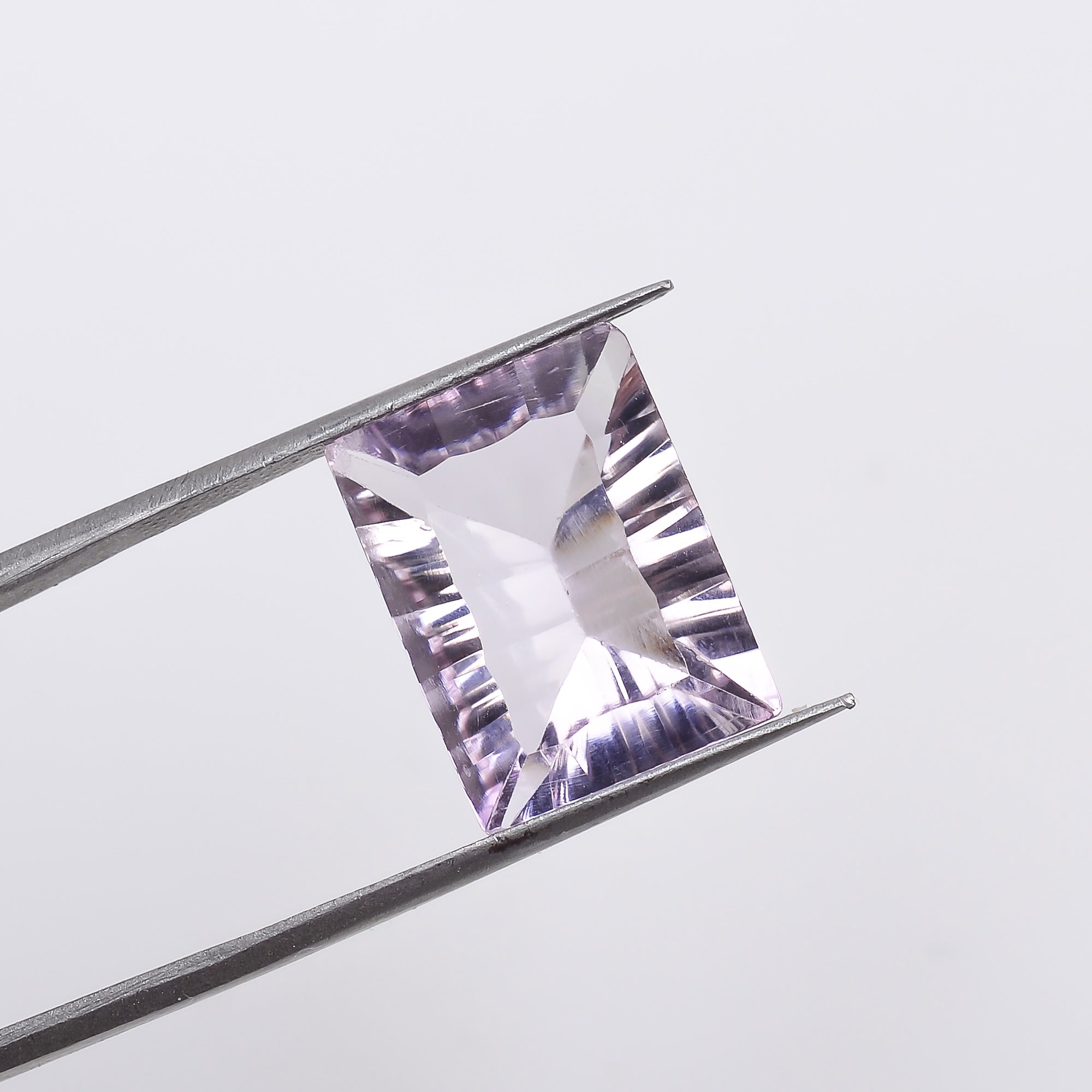 Natural Amethyst Rectangle Shape Cut Stone Loose Gemstone For Making Jewelry 7 Ct. 14X11X7 mm S-1350