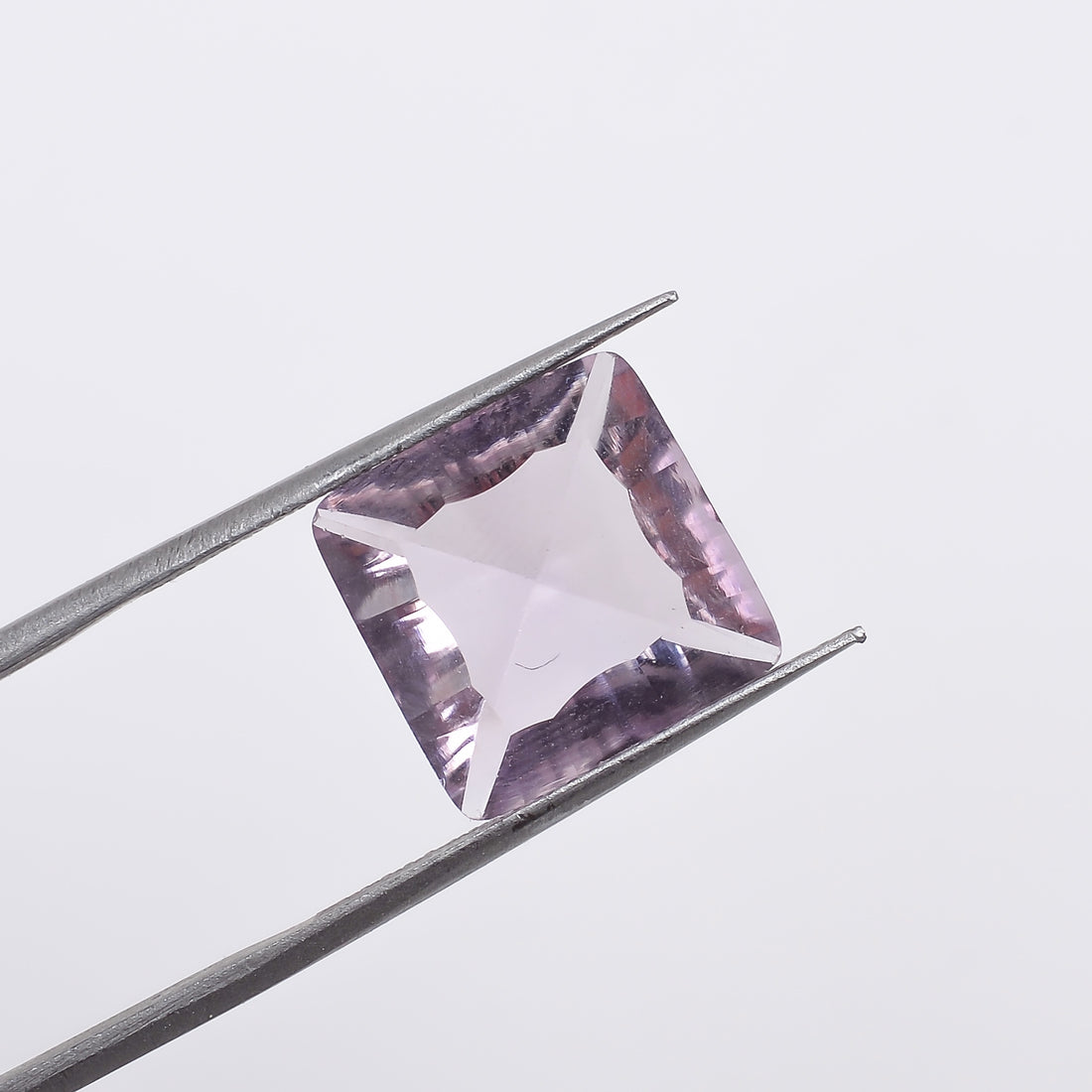 Natural Amethyst Square Shape Cut Stone Loose Gemstone For Making Jewelry 5 Ct. 12X12X6 mm S-1352