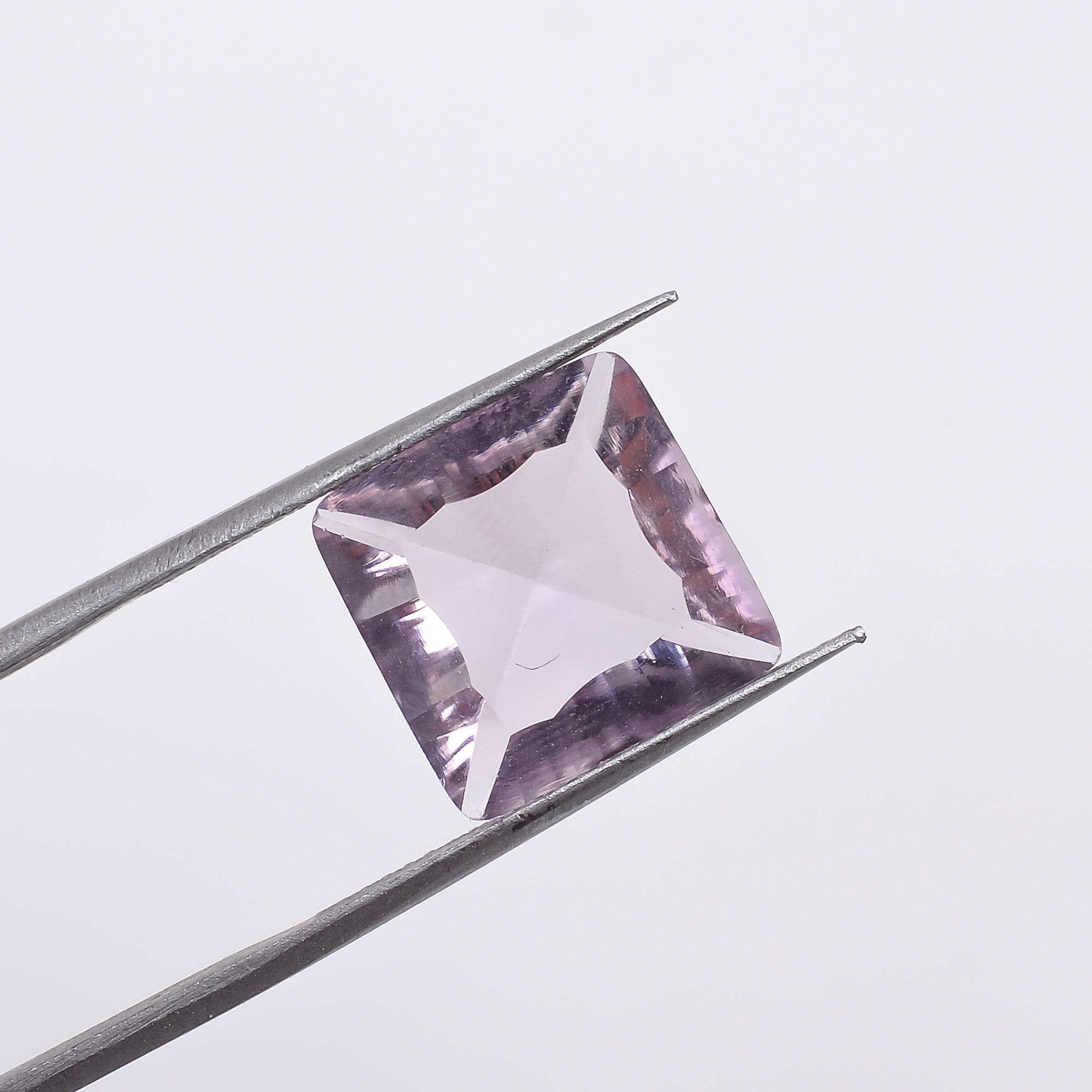 Natural Amethyst Square Shape Cut Stone Loose Gemstone For Making Jewelry 5 Ct. 12X12X6 mm S-1352