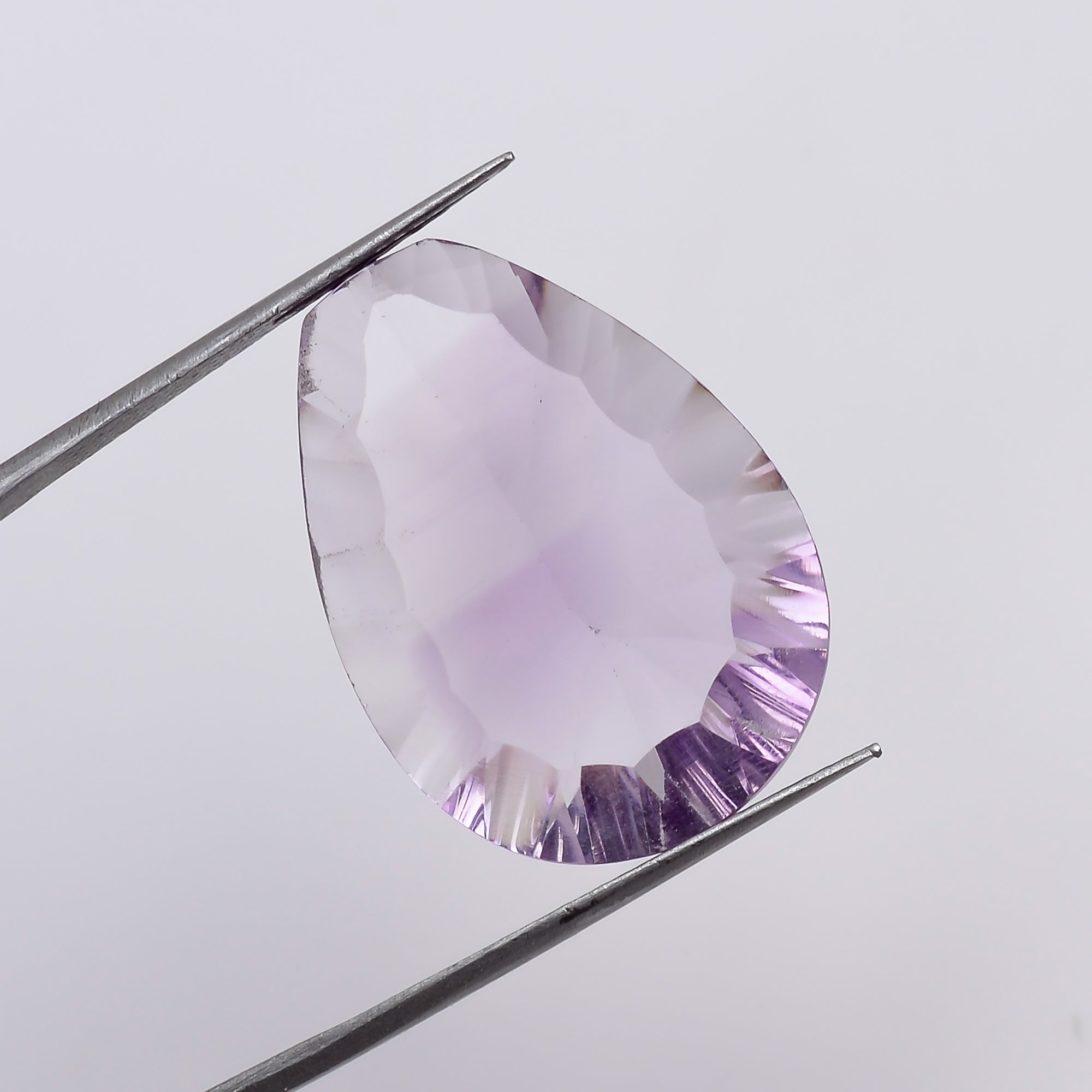Natural Amethyst Fancy Shape Cut Stone Loose Gemstone For Making Jewelry 15 Ct. 23X17X7 mm S-1356