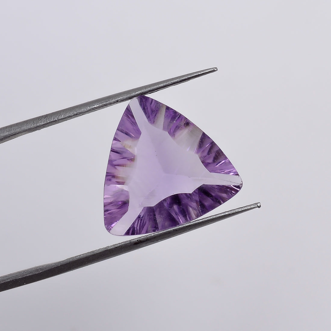 Natural Amethyst Triangle Shape Cut Stone Loose Gemstone For Making Jewelry 4 Ct. 13X13X5 mm S-1358