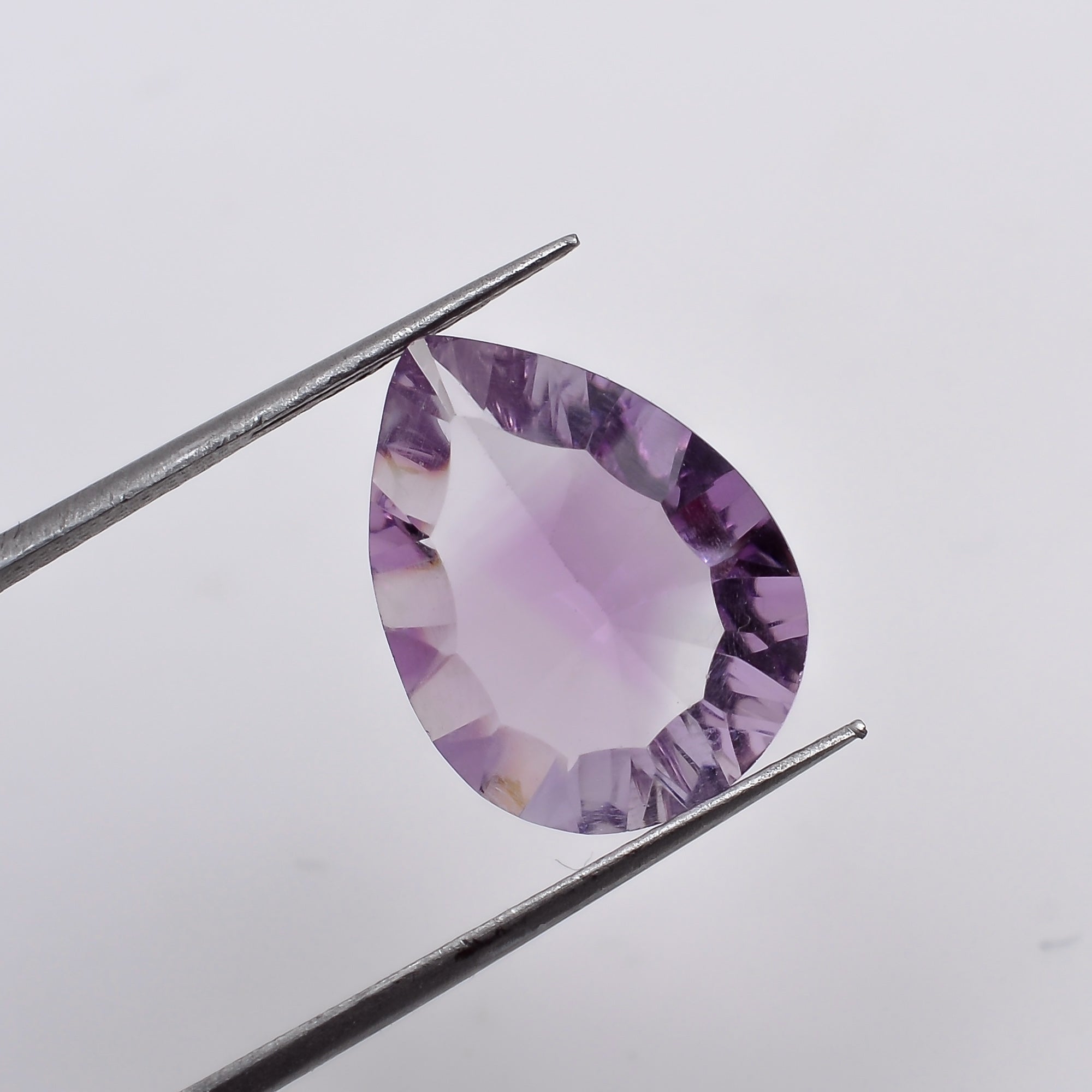 Natural Amethyst Pear Shape Cut Stone Loose Gemstone For Making Jewelry 4 Ct. 15X11X5 mm S-1359