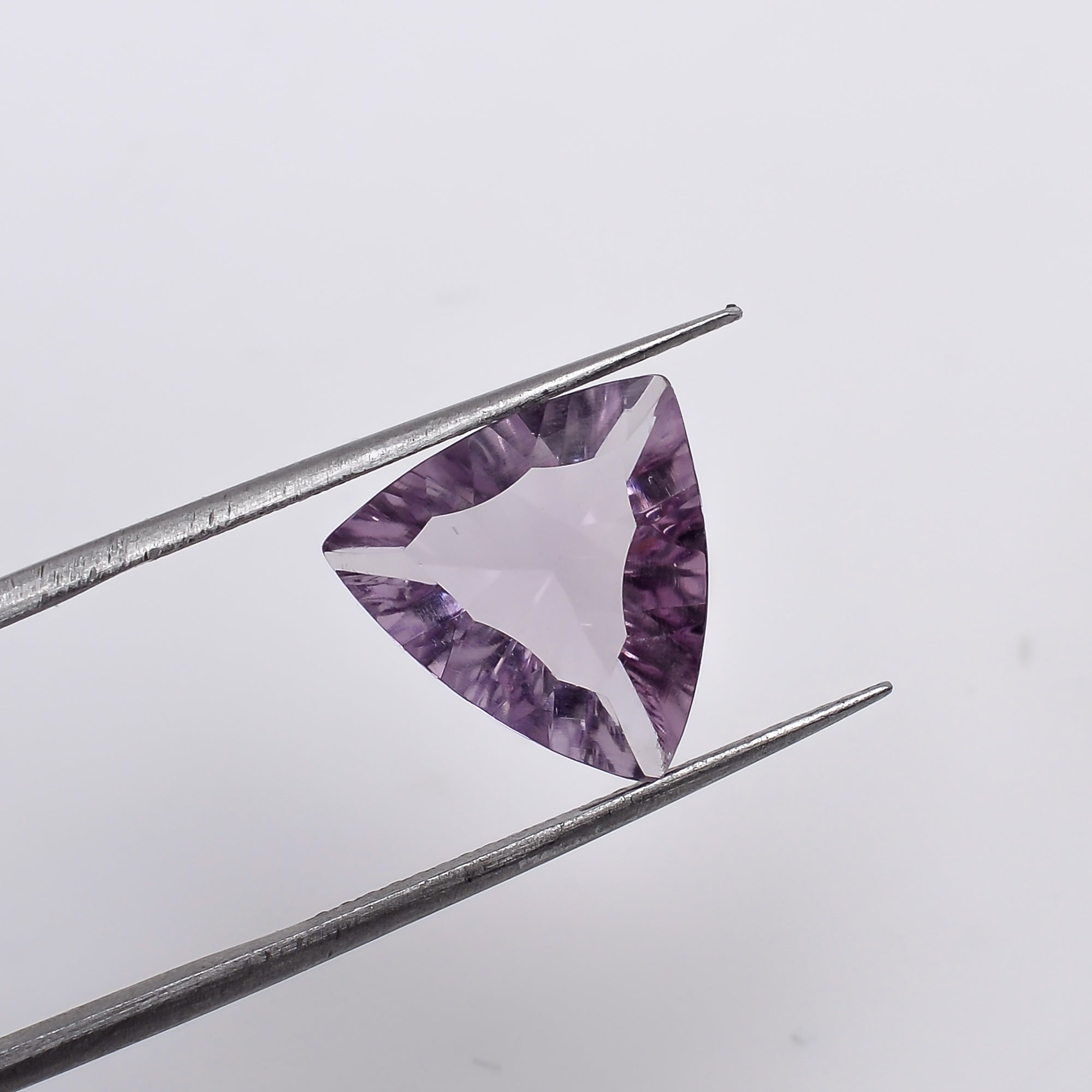 Natural Amethyst Triangle Shape Cut Stone Loose Gemstone For Making Jewelry 3 Ct. 12X12X5 mm S-1367