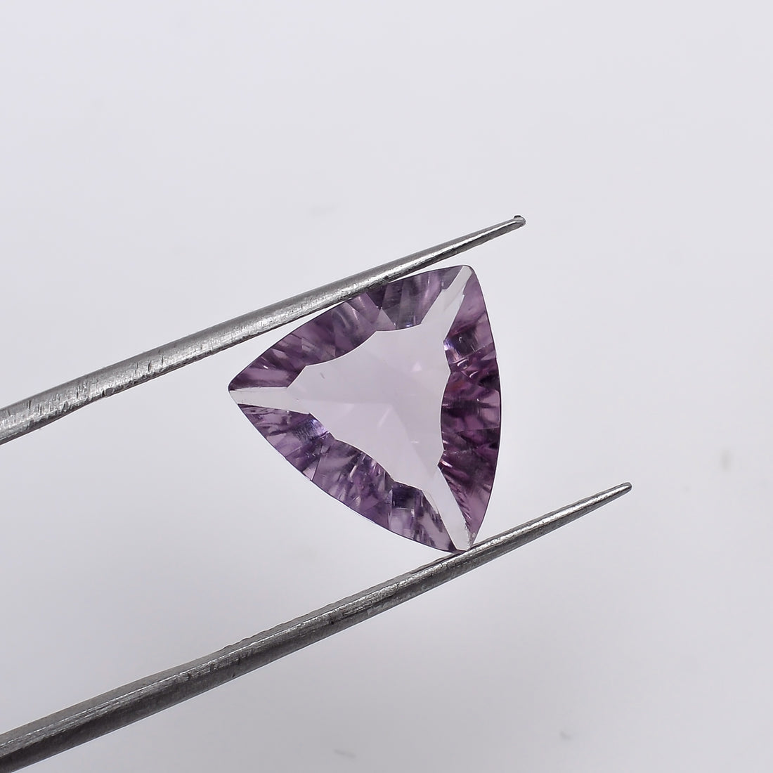 Natural Amethyst Triangle Shape Cut Stone Loose Gemstone For Making Jewelry 3 Ct. 12X12X5 mm S-1367