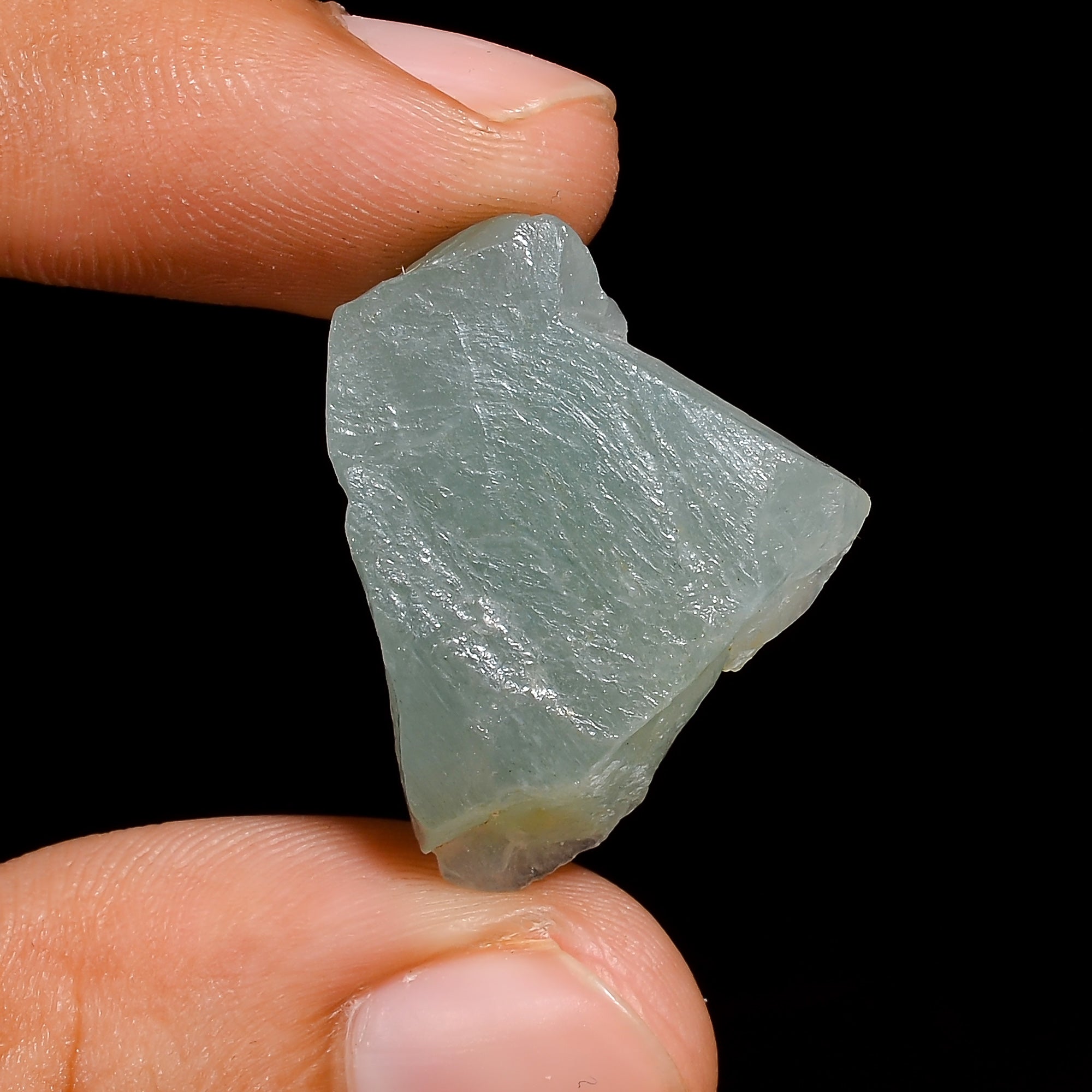 Natural Milky Aquamarine Loose Gemstone Rough For Making Jewelry 29 Ct. 24X19X8 mm 100% Natural Raw Gemstone S-1371