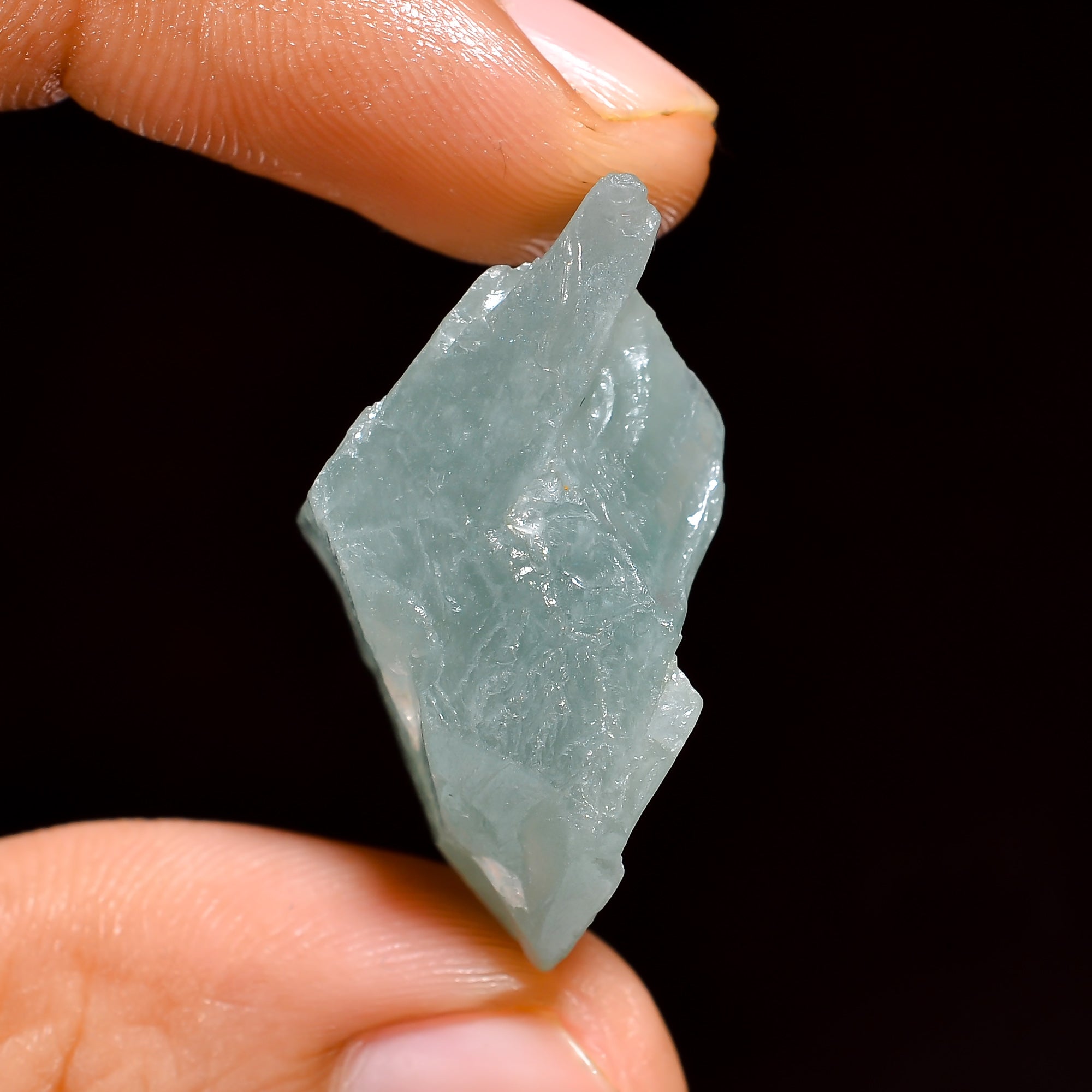 Natural Milky Aquamarine Loose Gemstone Rough For Making Jewelry 37.5 Ct. 31X16X14 mm 100% Natural Raw Gemstone S-1372