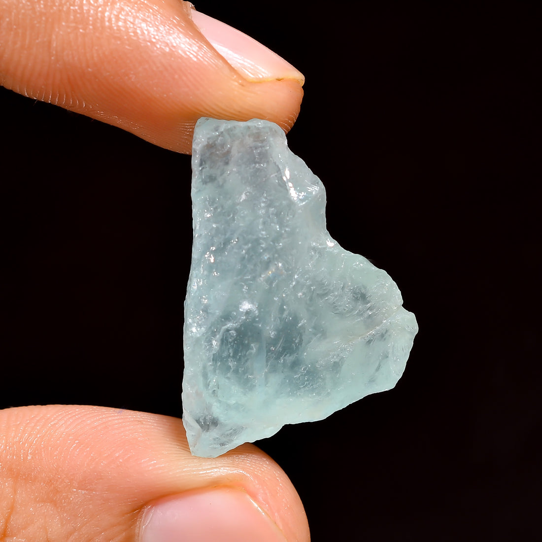 Natural Milky Aquamarine Loose Gemstone Rough For Making Jewelry 27.5 Ct. 27X19X10 mm 100% Natural Raw Gemstone S-1374