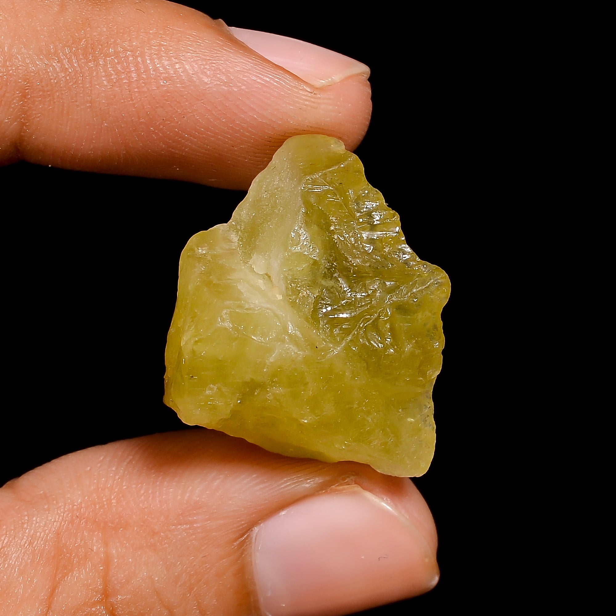 Natural Heliodor Loose Gemstone Rough For Making Jewelry 34.5 Ct. 25X22X18 mm 100% Natural Raw Gemstone S-1382