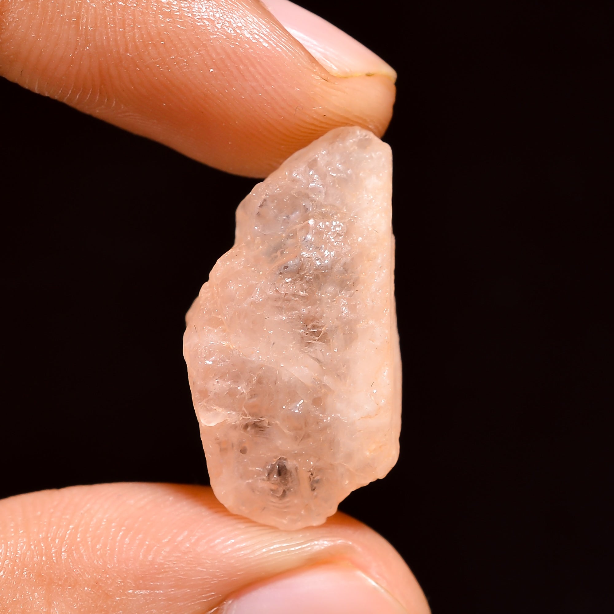 Natural Morganite Loose Gemstone Rough For Making Jewelry 22 Ct. 24X13X10 mm 100% Natural Raw Gemstone S-1439