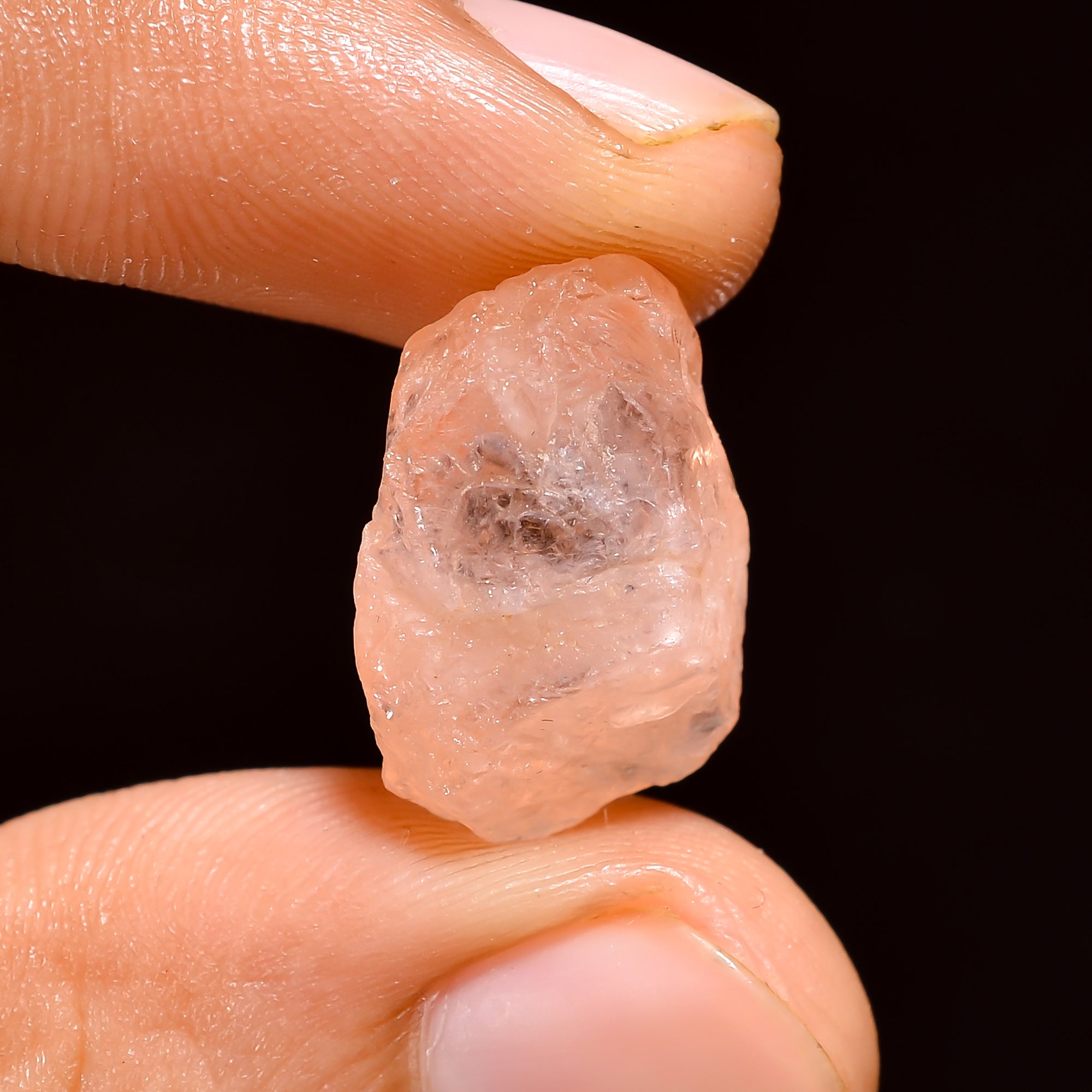 Natural Morganite Loose Gemstone Rough For Making Jewelry 13.5 Ct. 18X12X9 mm 100% Natural Raw Gemstone S-1448