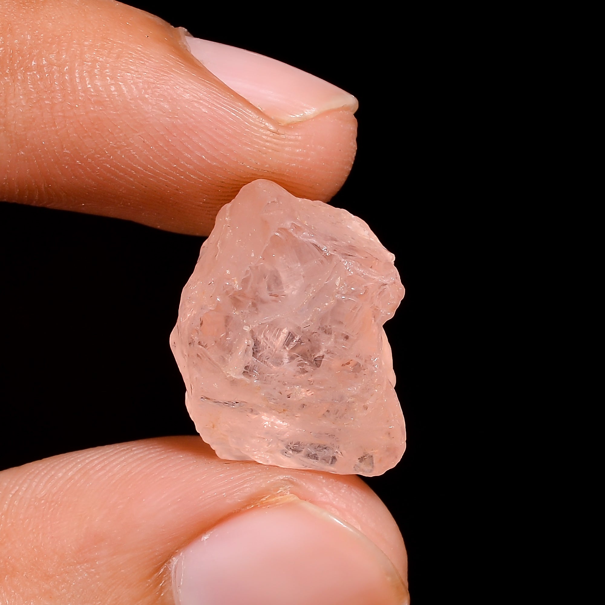 Natural Morganite Loose Gemstone Rough For Making Jewelry 17.5 Ct. 18X13X10 mm 100% Natural Raw Gemstone S-1450