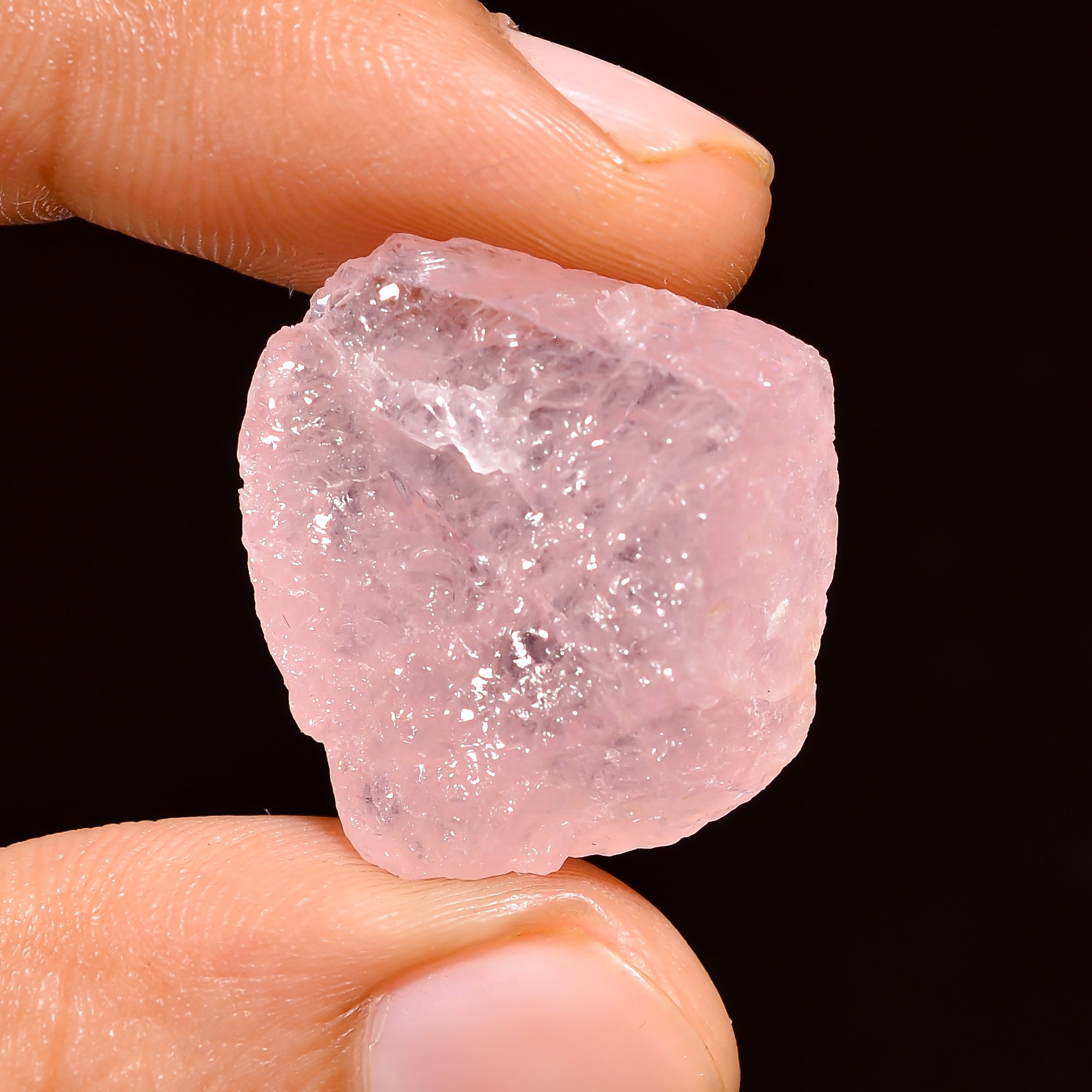 Natural Morganite Loose Gemstone Rough For Making Jewelry 29.5 Ct. 23X21X8 mm 100% Natural Raw Gemstone S-1451