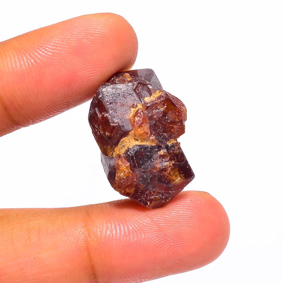 Andradite Garnet Crystal Gemstone Natural Free Size Rough Loose Gemstone For Healing or Making Jewelry 51 Ct. 24X16X14 mm S-1577