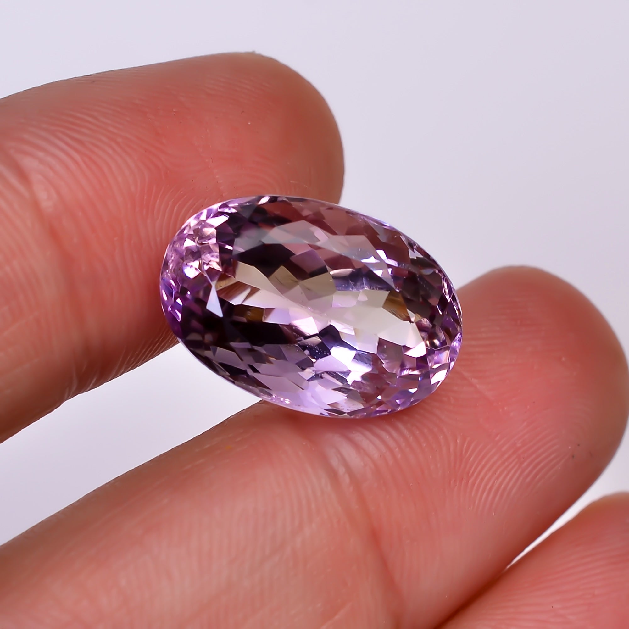 Natural Ametrine Oval Shape Cut Stone Loose Gemstone For Making Jewelry 10.5 Ct. 16X11X9 mm Y-10018