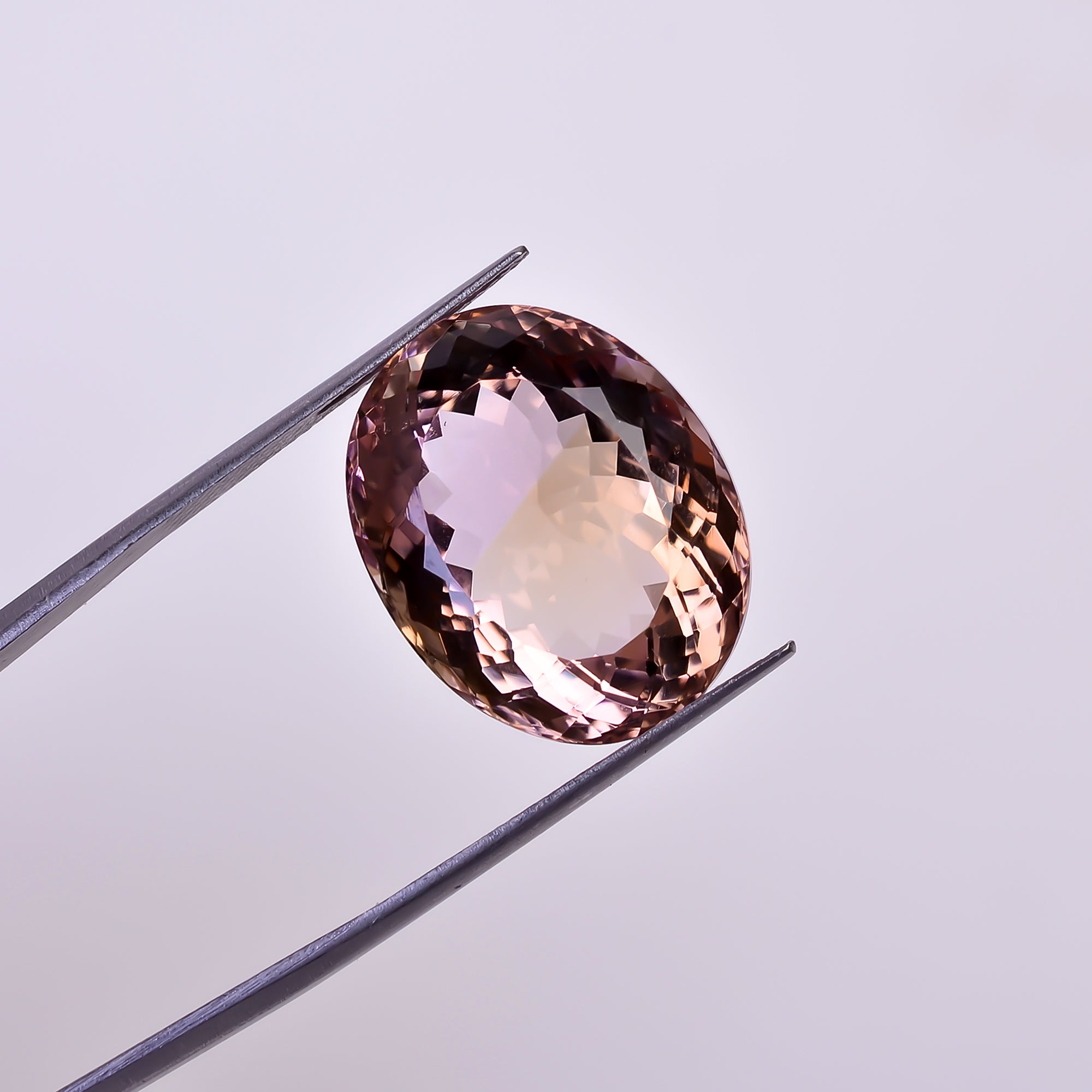 Natural Ametrine Oval Shape Cut Stone Loose Gemstone For Making Jewelry 26.5 Ct. 21X16X12 mm Y-10019