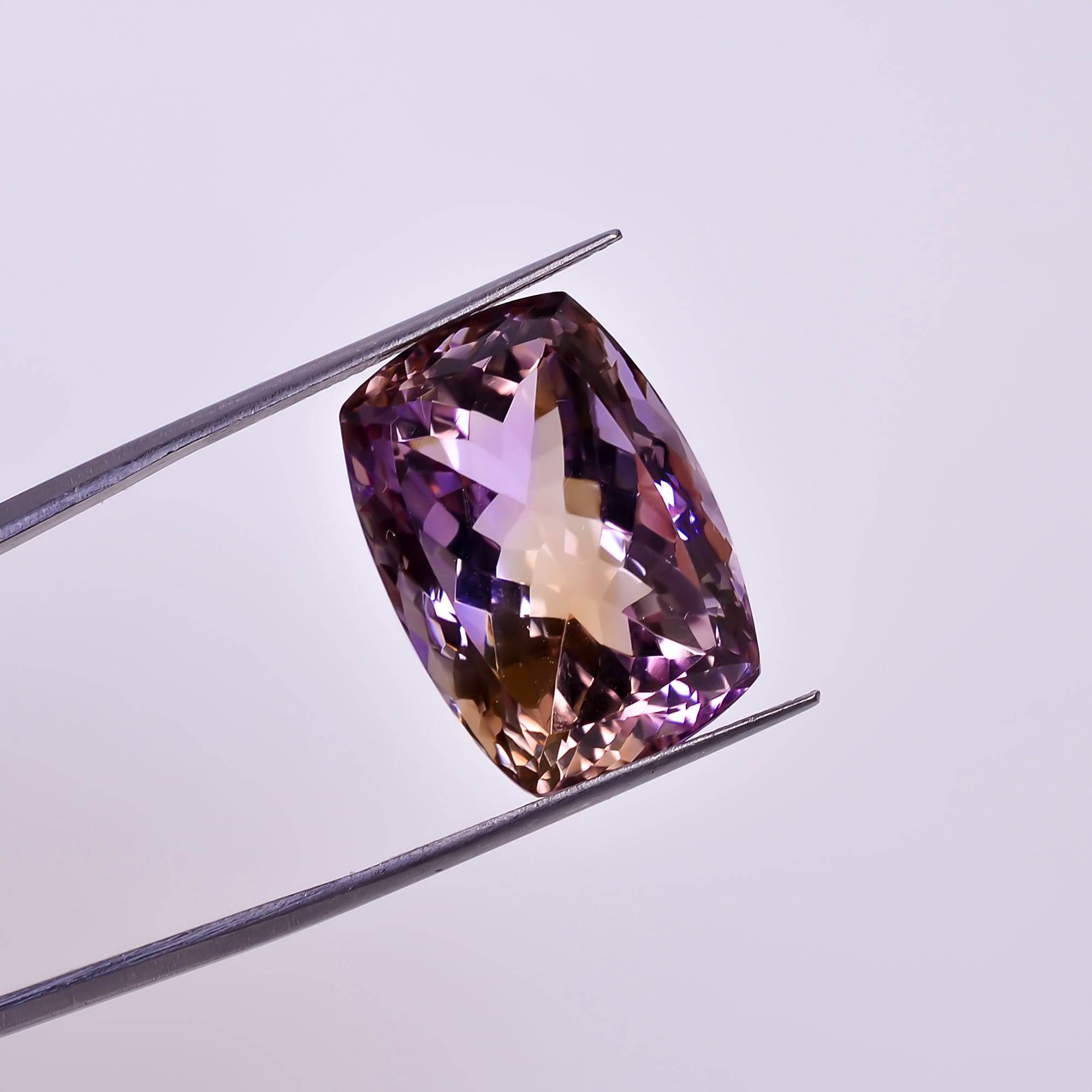 Natural Ametrine Radiant Shape Cut Stone Loose Gemstone For Making Jewelry 28 Ct. 21X15X13 mm Y-10021