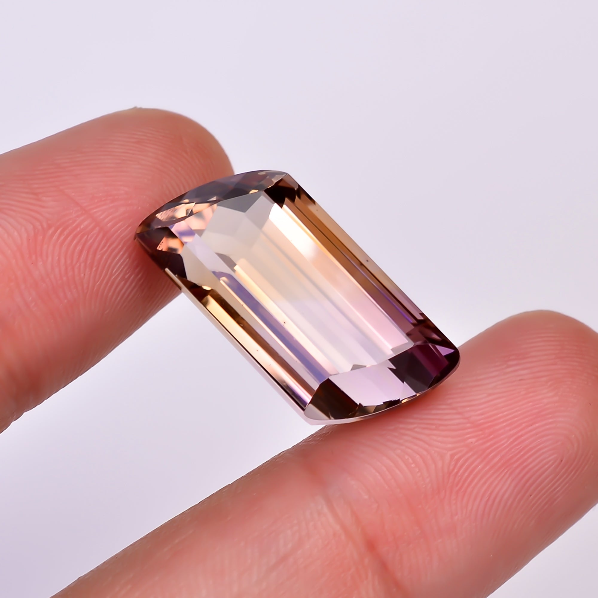 Natural Ametrine Fancy Shape Cut Stone Loose Gemstone For Making Jewelry 19 Ct. 20X11X10 mm Y-10024