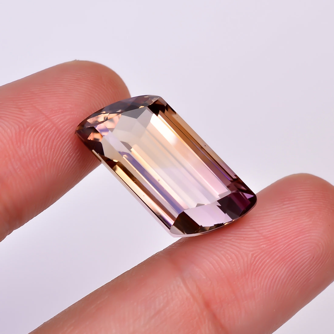 Natural Ametrine Fancy Shape Cut Stone Loose Gemstone For Making Jewelry 19 Ct. 20X11X10 mm Y-10024