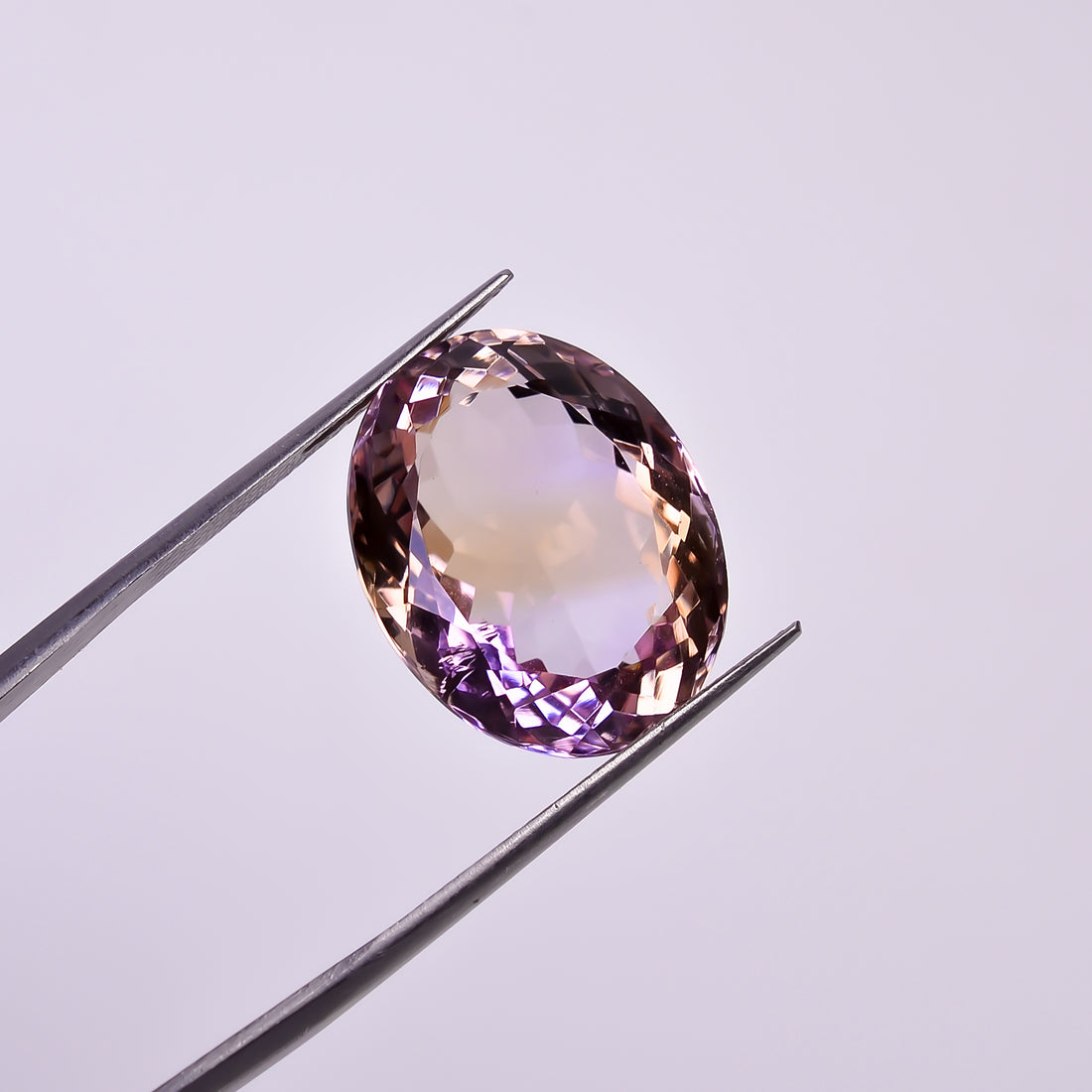 Natural Ametrine Oval Shape Cut Stone Loose Gemstone For Making Jewelry 18 Ct. 19X15X9 mm Y-10025