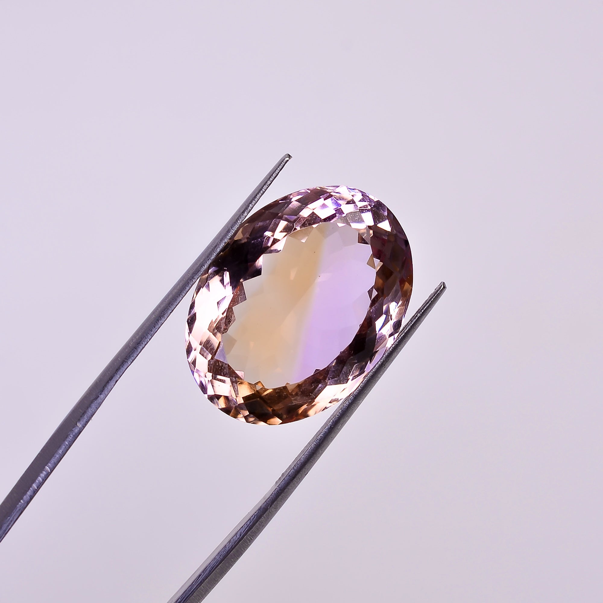 Natural Ametrine Oval Shape Cut Stone Loose Gemstone For Making Jewelry 19 Ct. 20X15X10 mm Y-10027