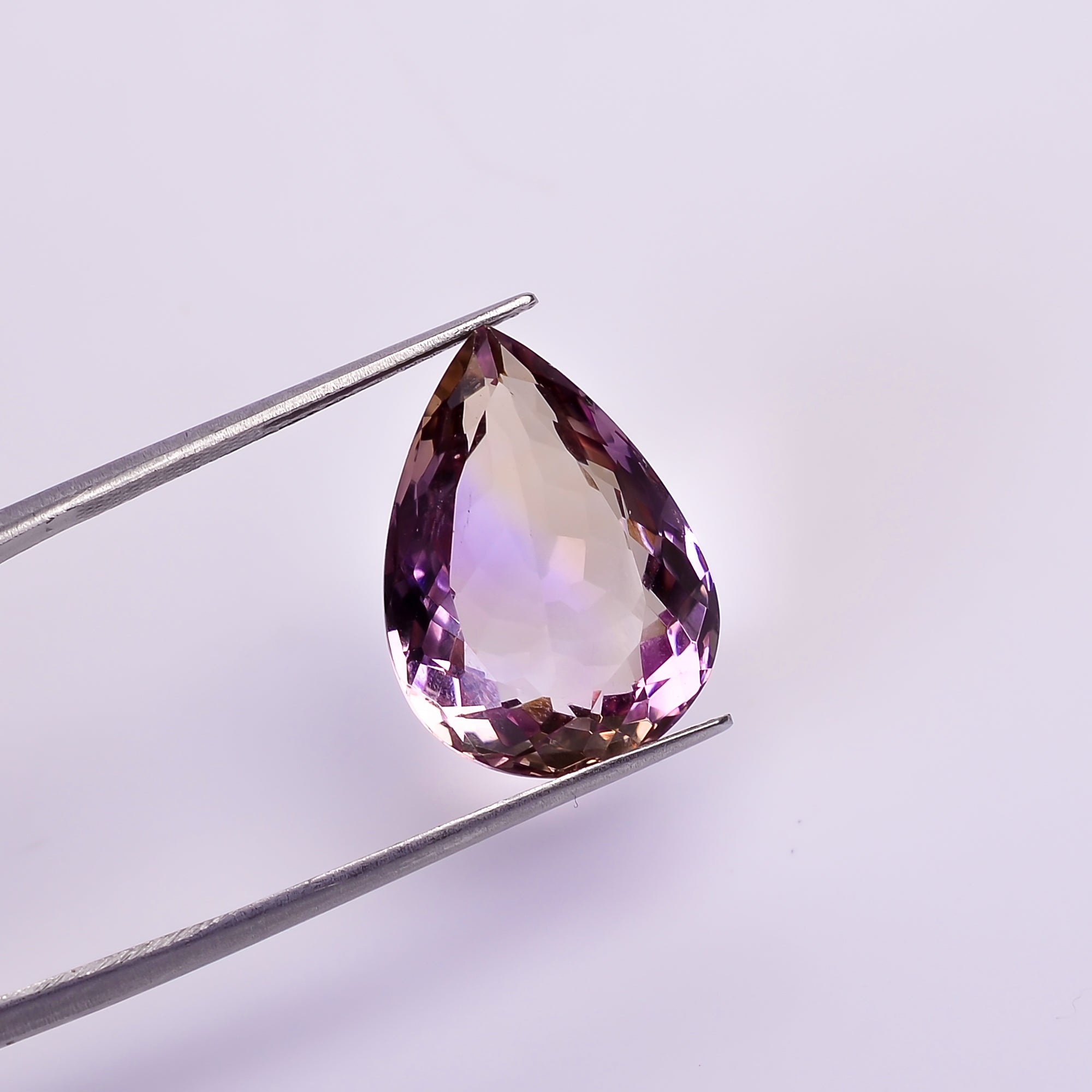 Natural Ametrine Pear Shape Cut Stone Loose Gemstone For Making Jewelry 12 Ct. 19X13X8 mm Y-10028