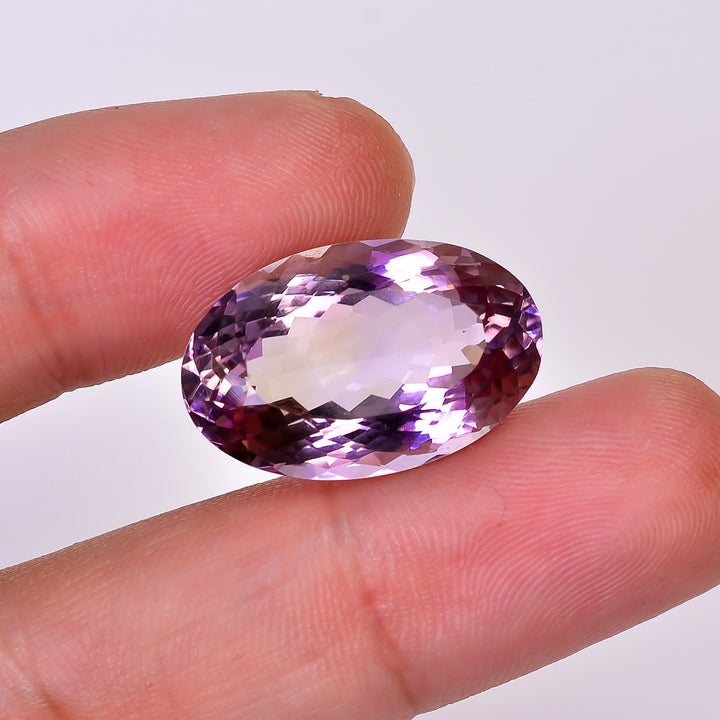 Natural Ametrine Oval Shape Cut Stone Loose Gemstone For Making Jewelry 18.5 Ct. 21X13X9 mm Y-10030