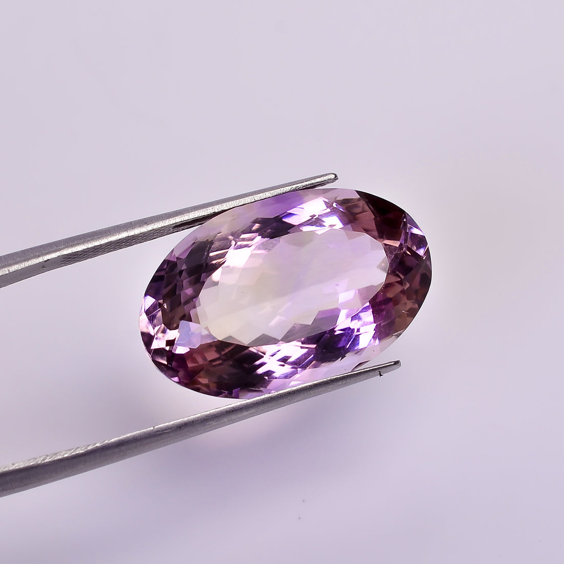 Natural Ametrine Oval Shape Cut Stone Loose Gemstone For Making Jewelry 18.5 Ct. 21X13X9 mm Y-10030
