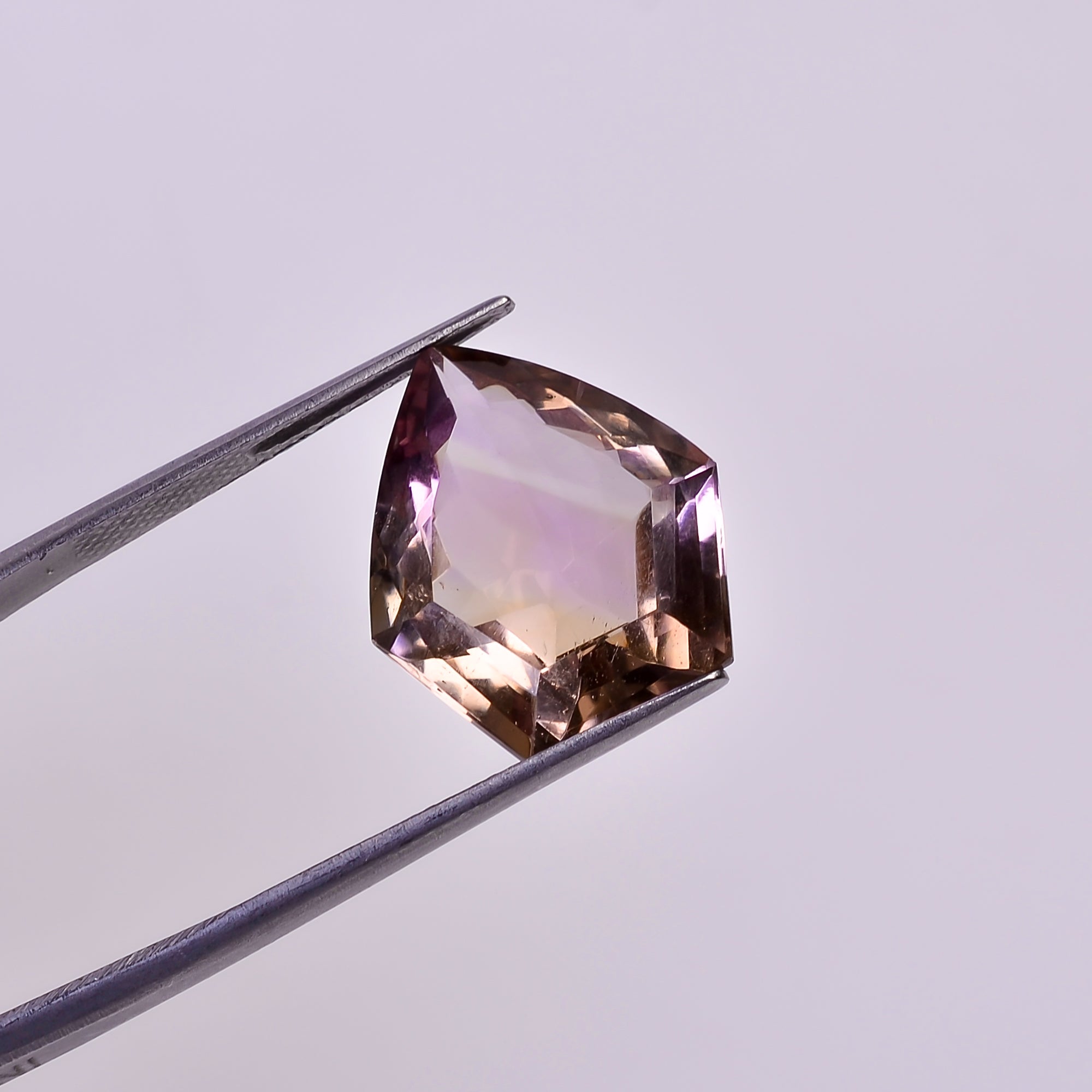 Natural Ametrine Fancy Shape Cut Stone Loose Gemstone For Making Jewelry 12.5 Ct. 18X15X8 mm Y-10031